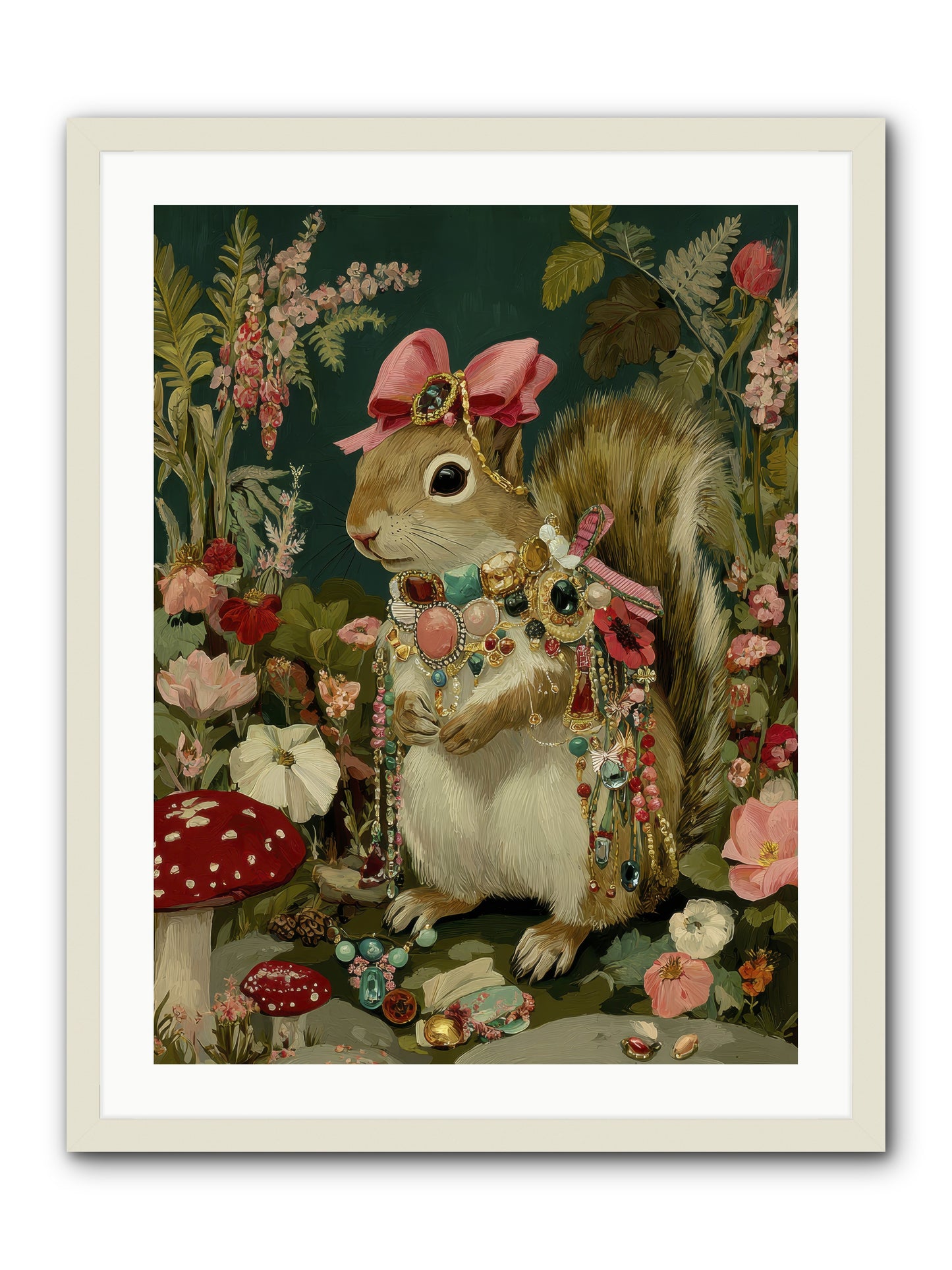 Pages from Quiet Corners No.1 -- Framed Print - White 24x32