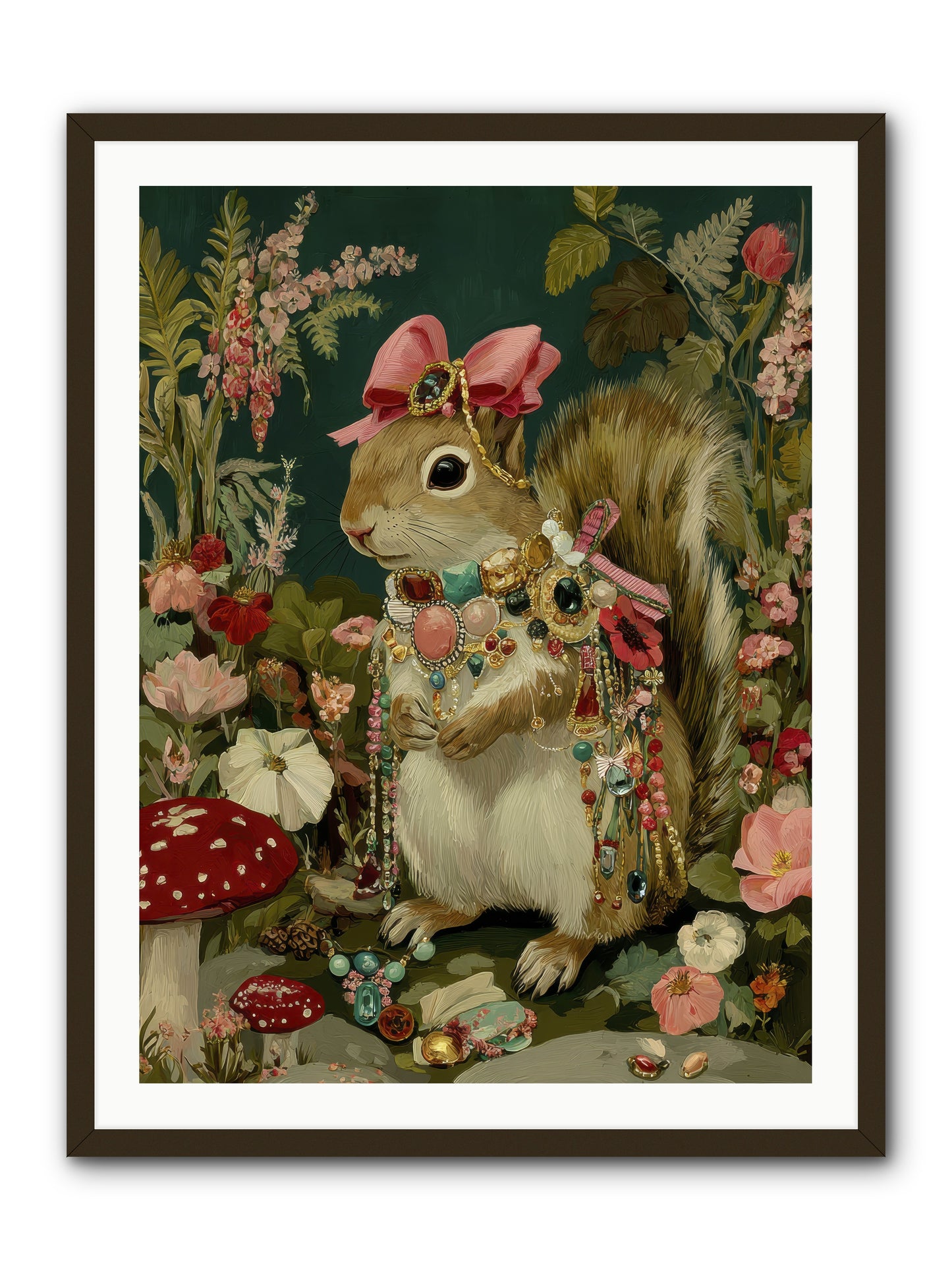 Pages from Quiet Corners No.1 -- Framed Print - Black 30x40