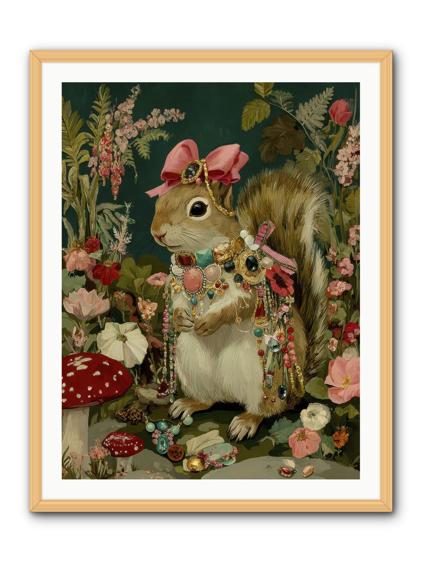 Pages from Quiet Corners No.1 -- Framed Print - Natural 30x40
