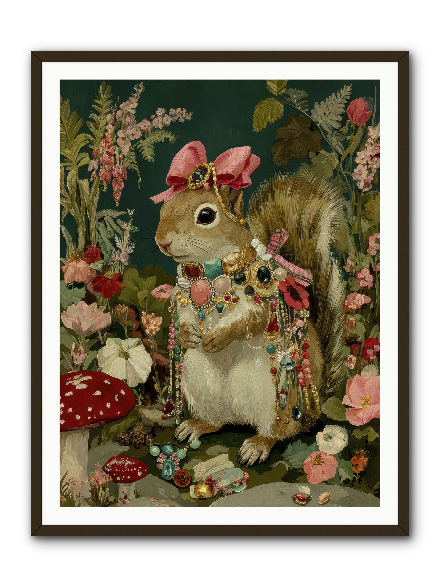 Pages from Quiet Corners No.1 -- Framed Print - Black 36x48