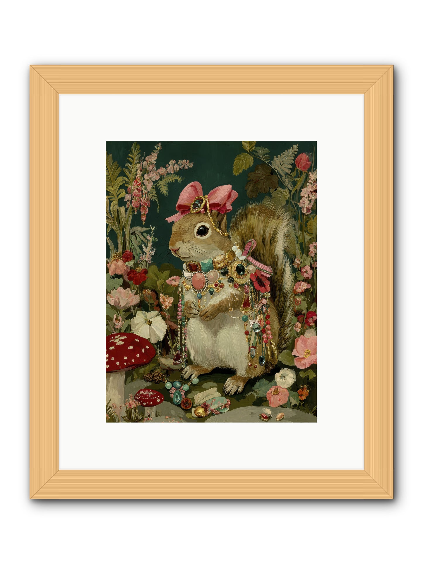 Pages from Quiet Corners No.1 -- Framed Print - Natural 9x12