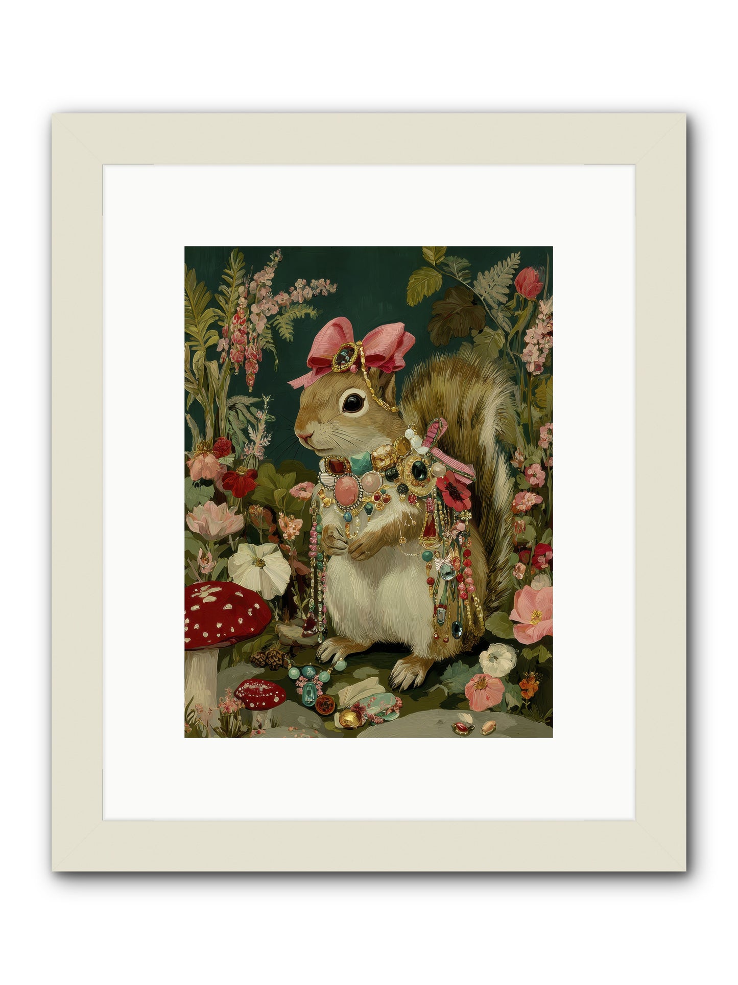 Pages from Quiet Corners No.1 -- Framed Print - White 9x12