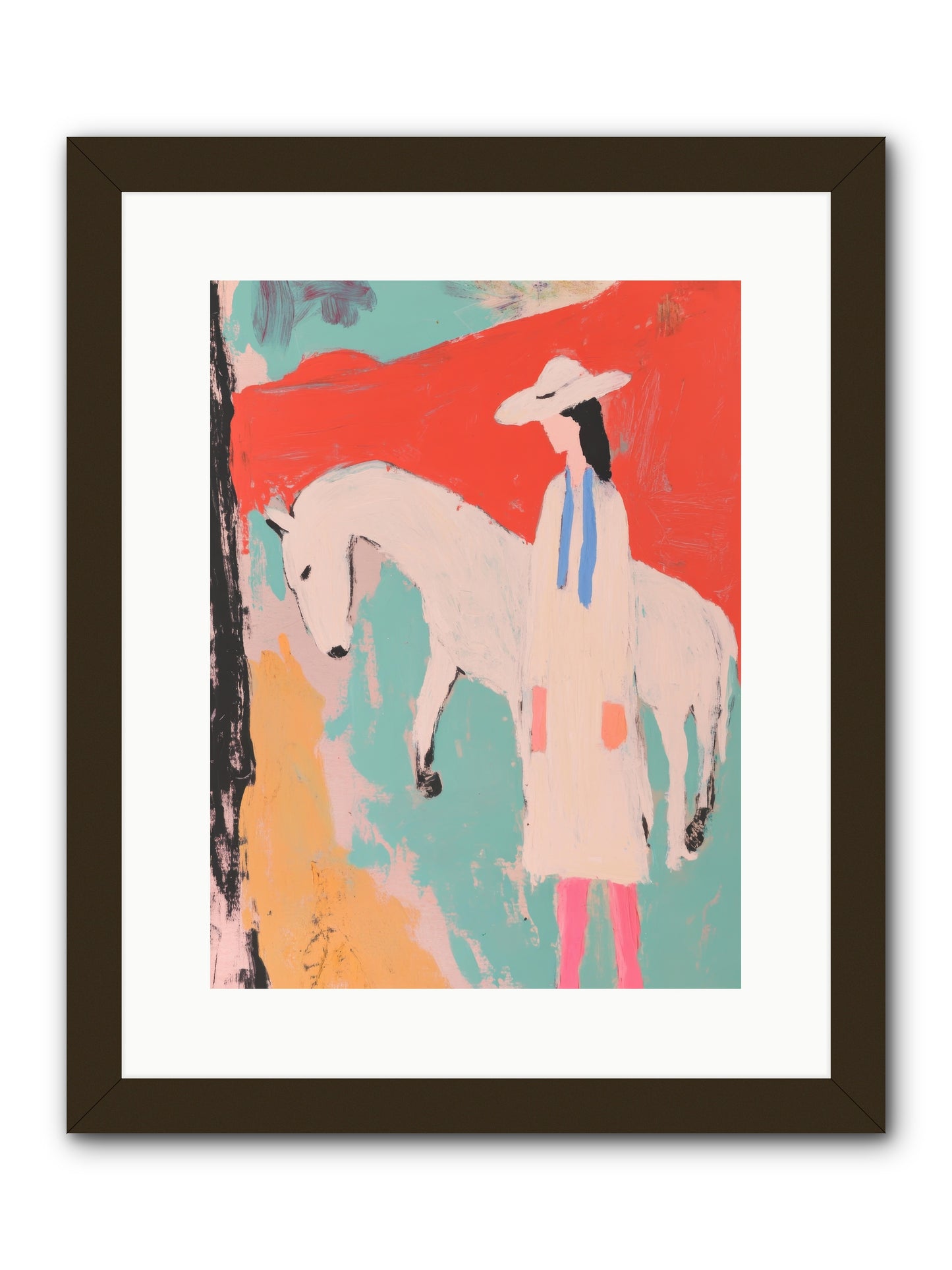 Painted Canyon Promise -- Framed Print - Black 12x16