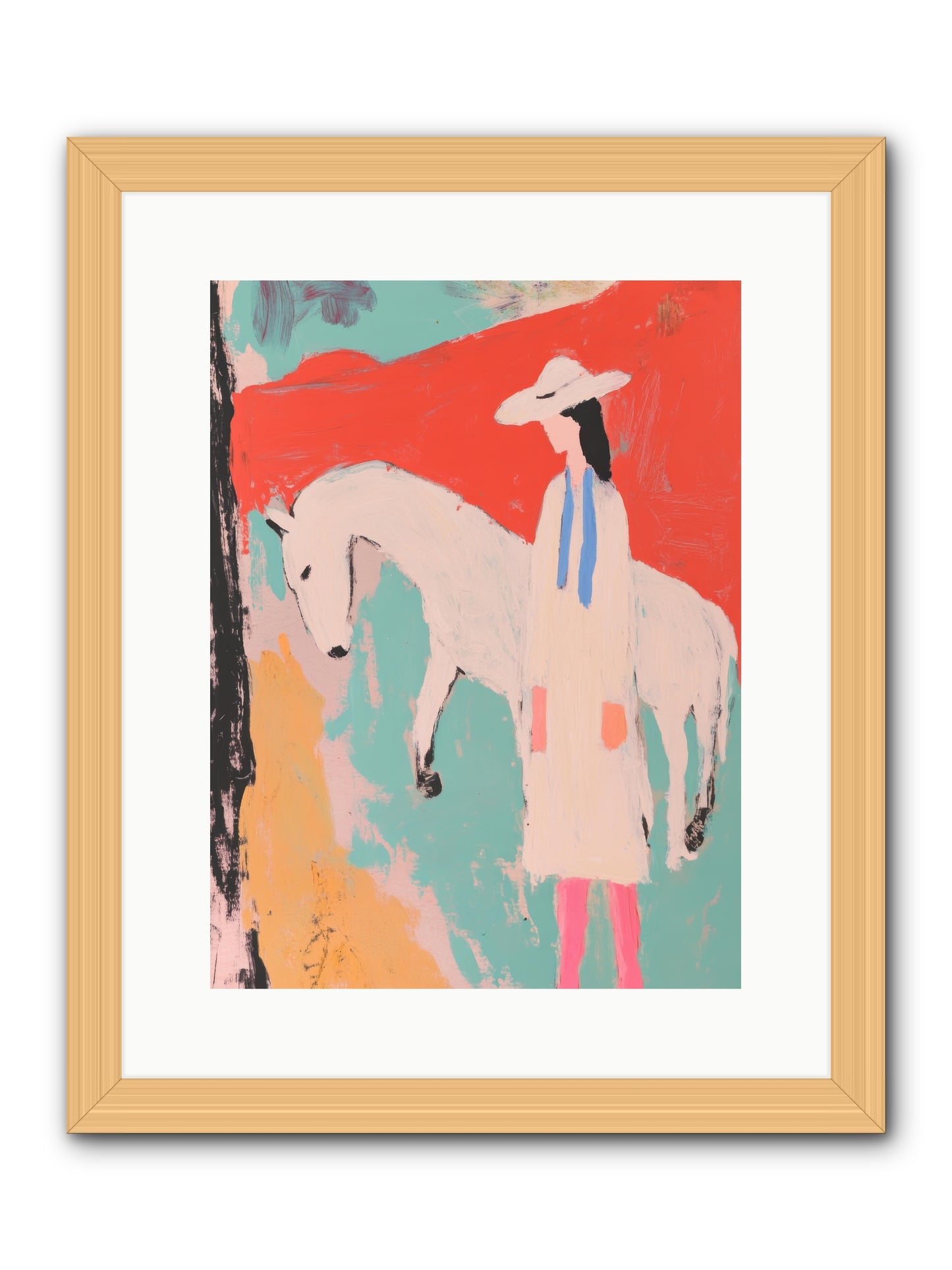 Painted Canyon Promise -- Framed Print - Natural 12x16