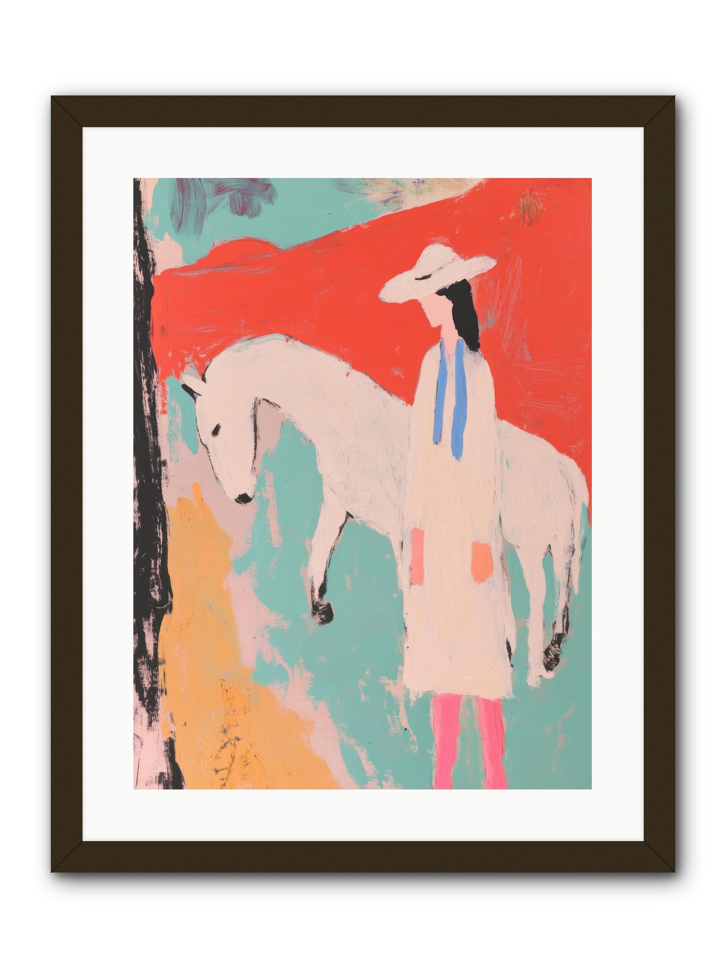 Painted Canyon Promise -- Framed Print - Black 18x24