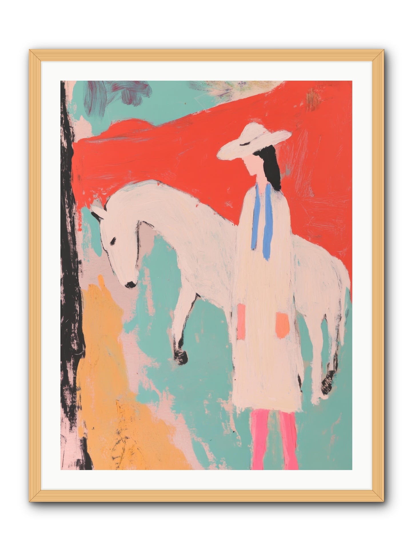 Painted Canyon Promise -- Framed Print - Natural 30x40