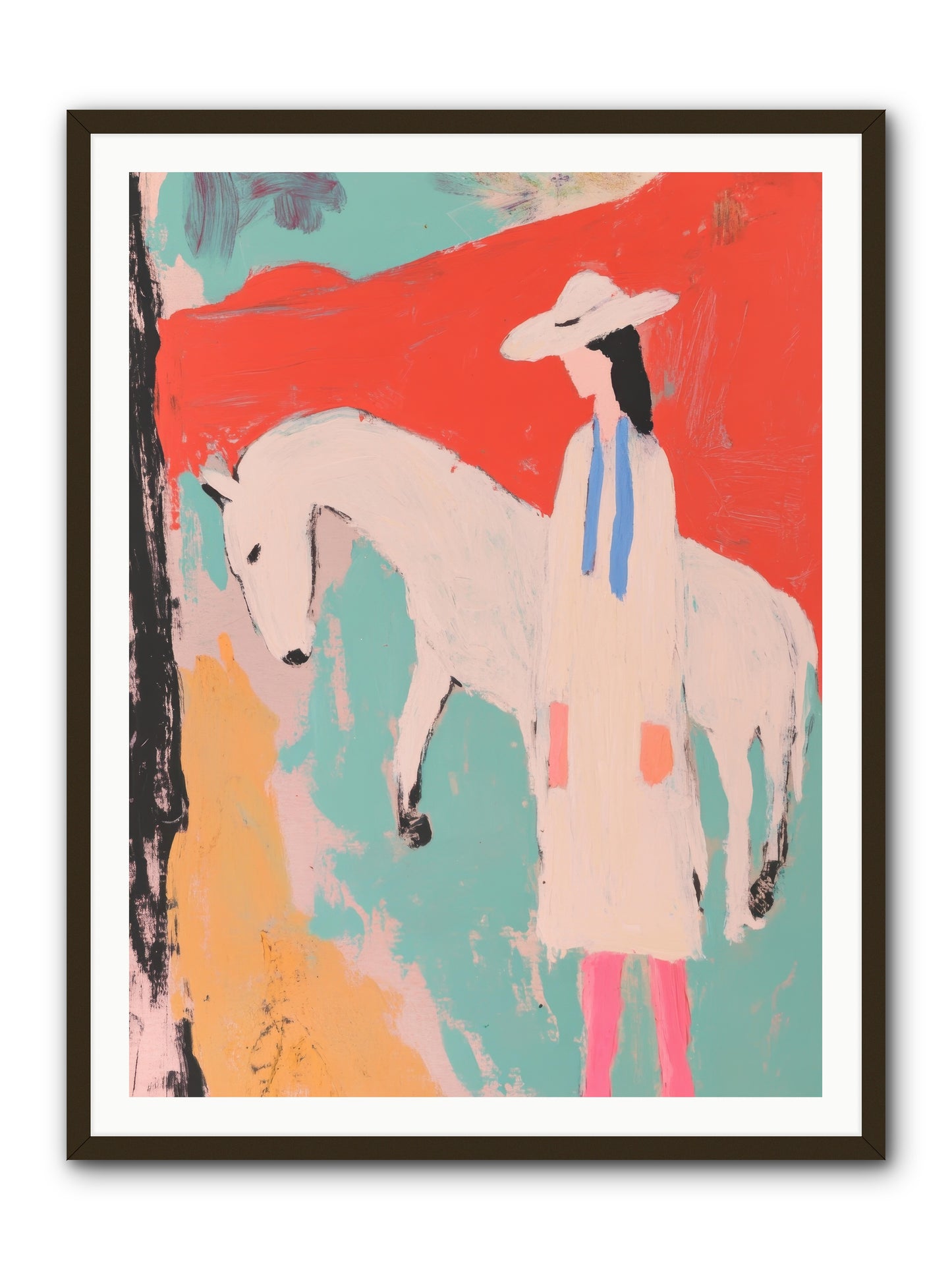 Painted Canyon Promise -- Framed Print - Black 36x48