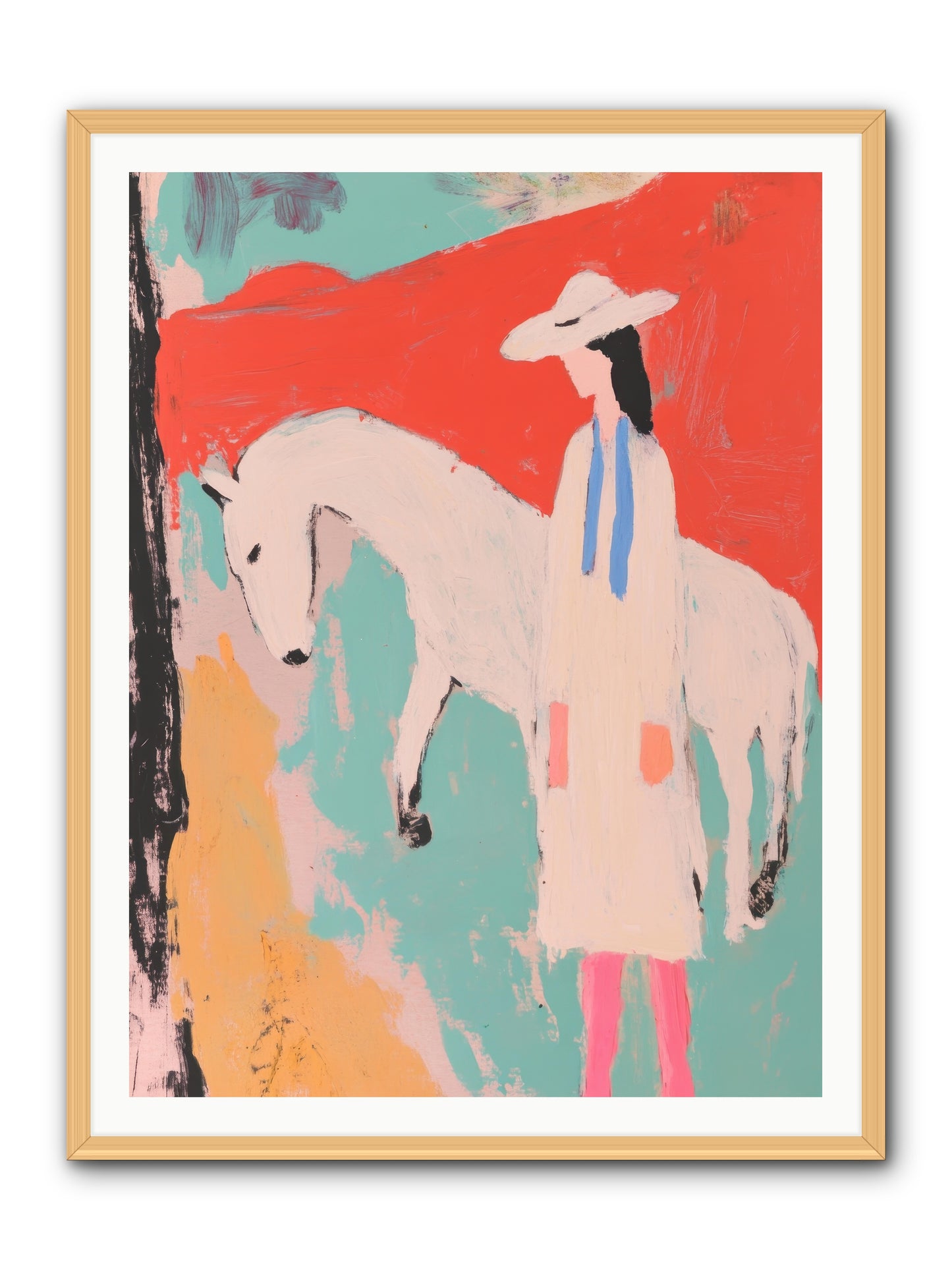 Painted Canyon Promise -- Framed Print - Natural 36x48
