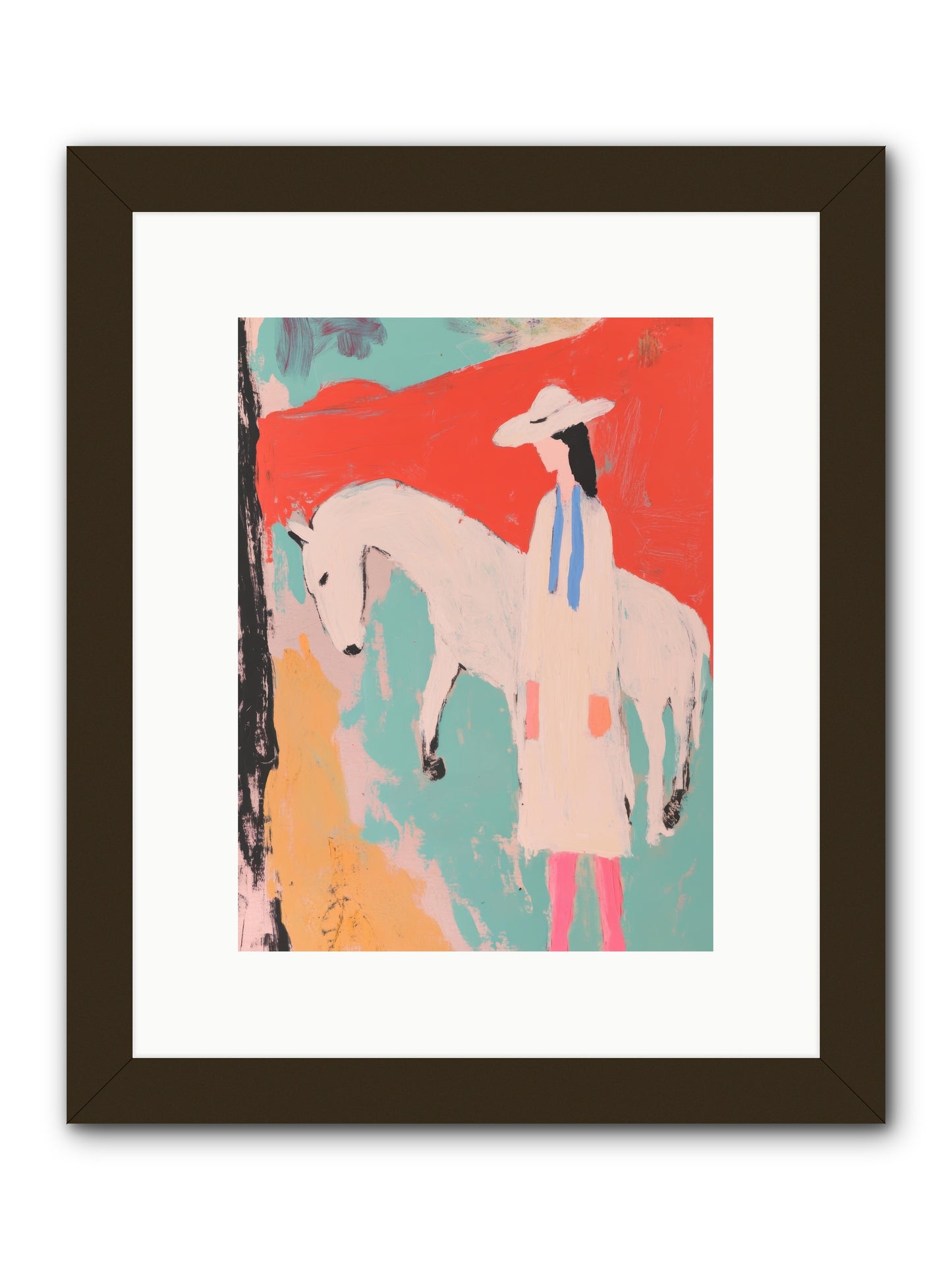 Painted Canyon Promise -- Framed Print - Black 9x12