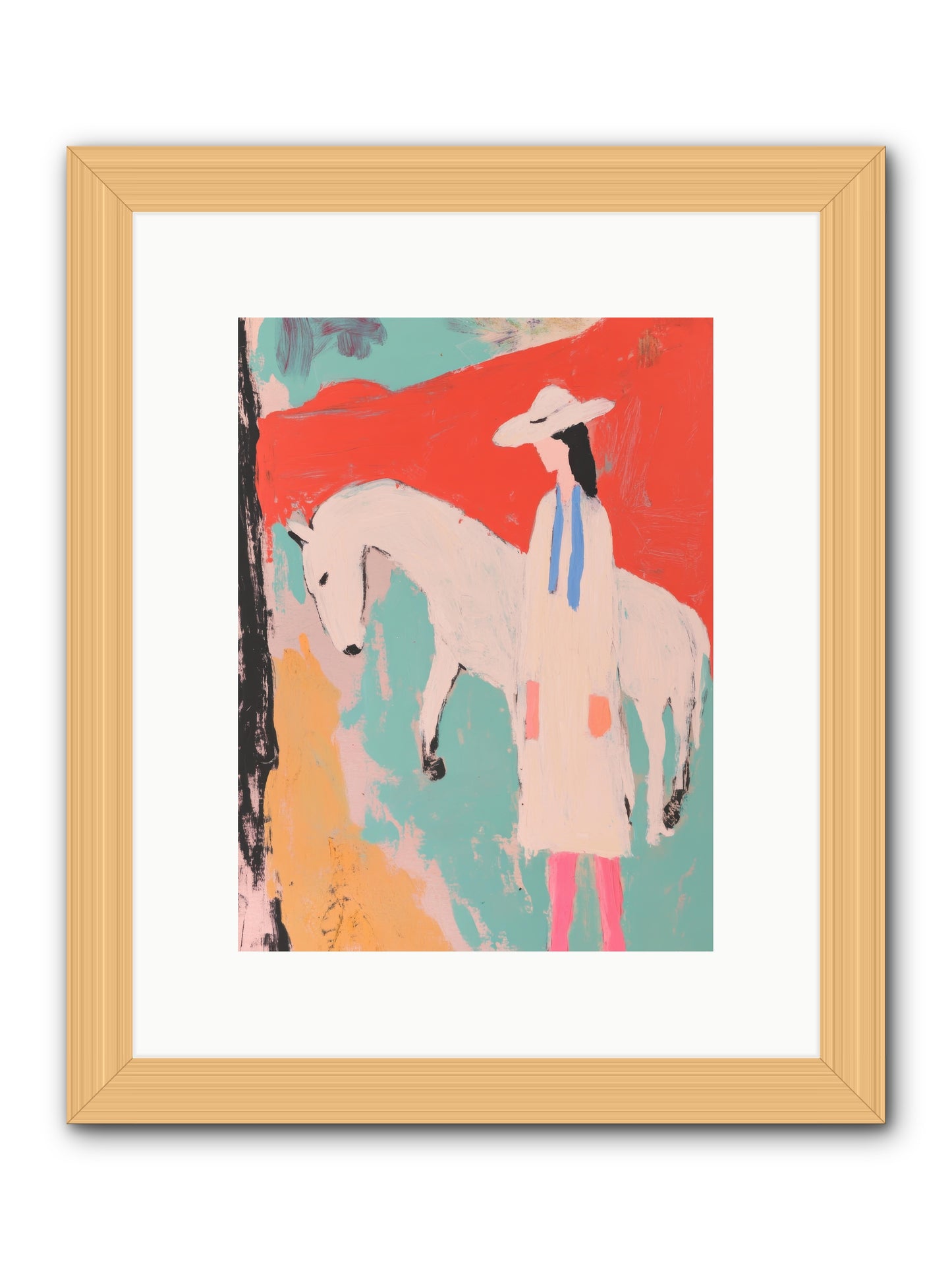 Painted Canyon Promise -- Framed Print - Natural 9x12