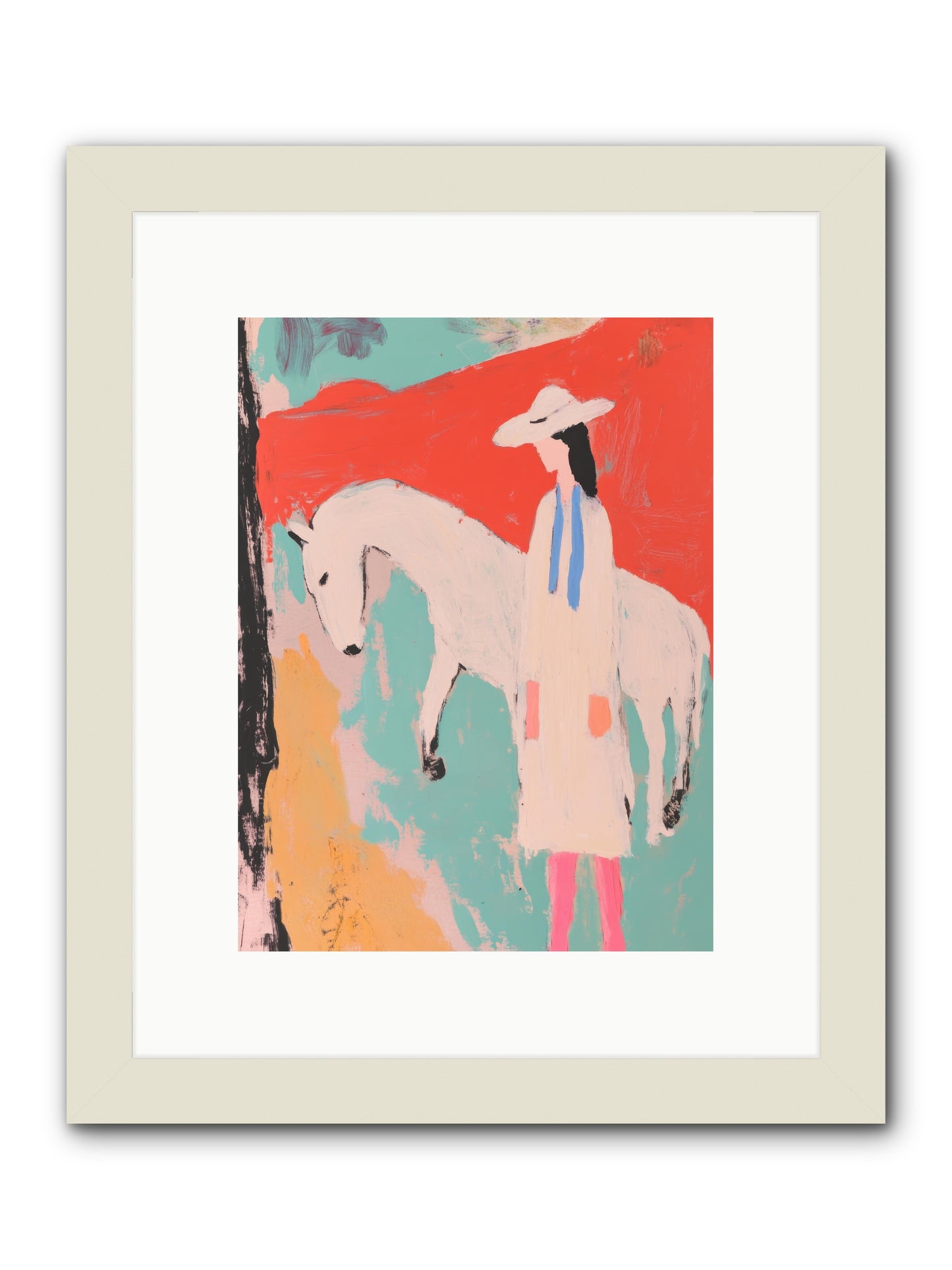 Painted Canyon Promise -- Framed Print - White 9x12