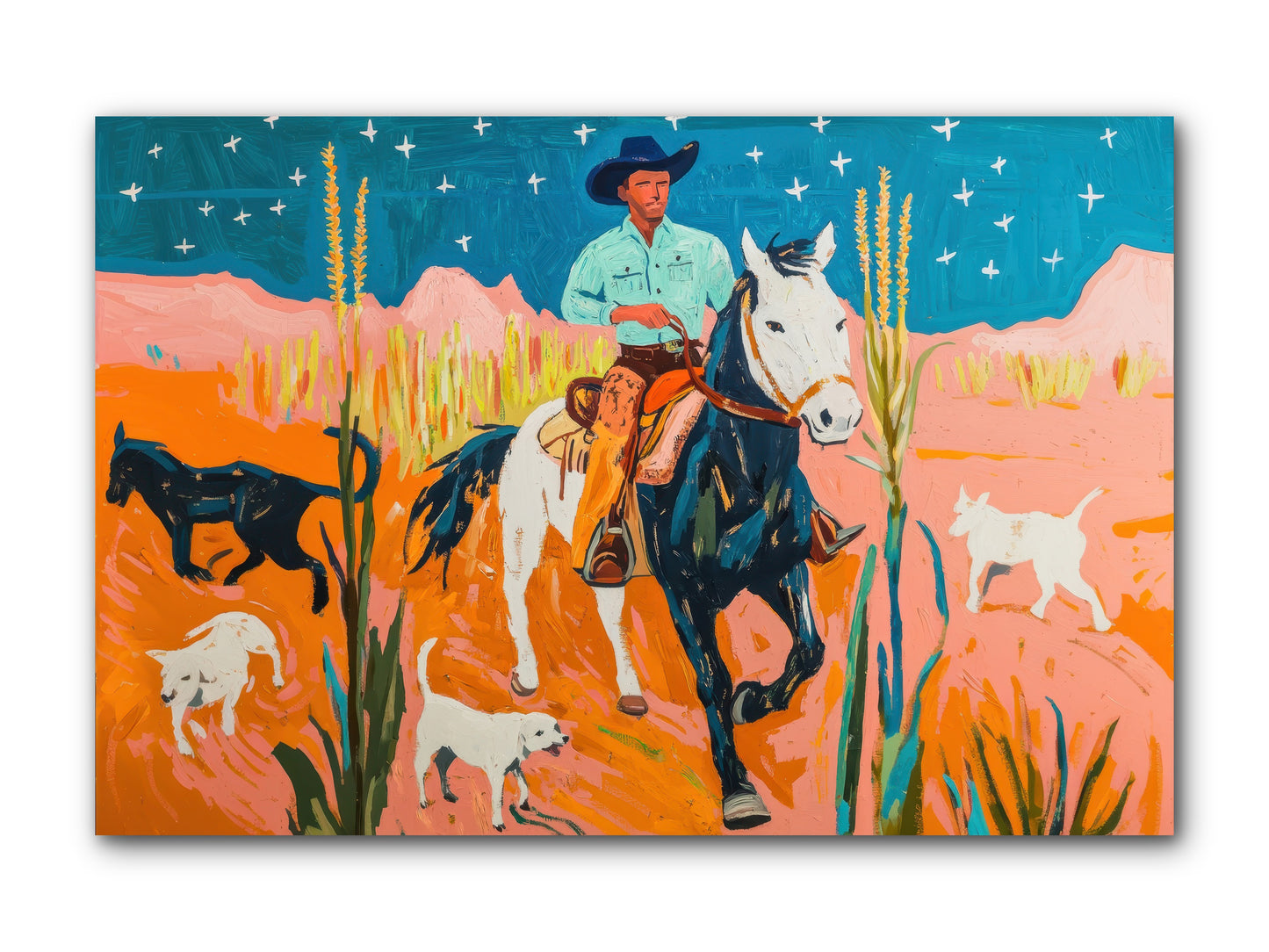Painted Canyon -- Wrapped Canvas 12x8