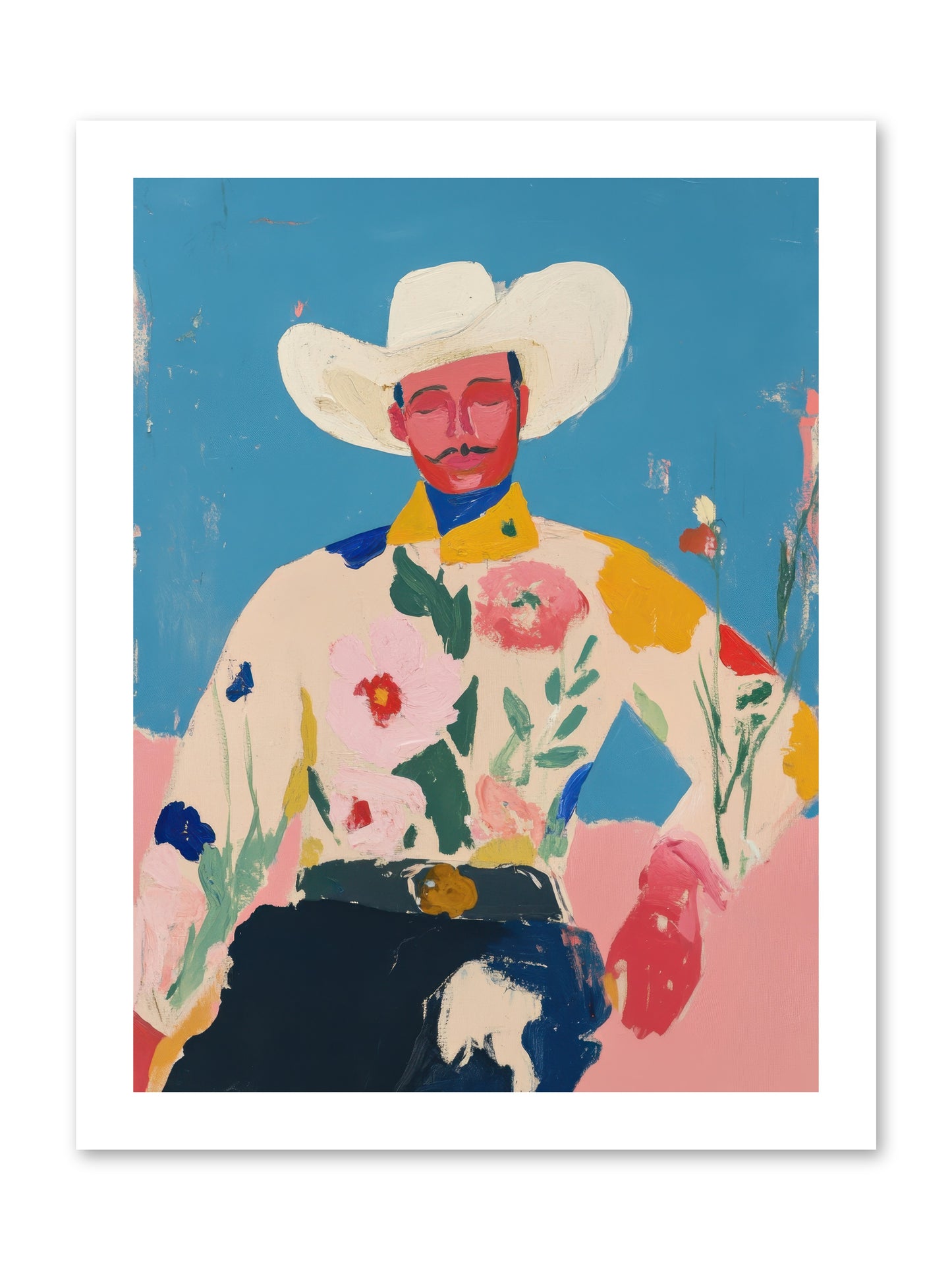 Painted Desert Tale -- Loose Canvas Print 12x16