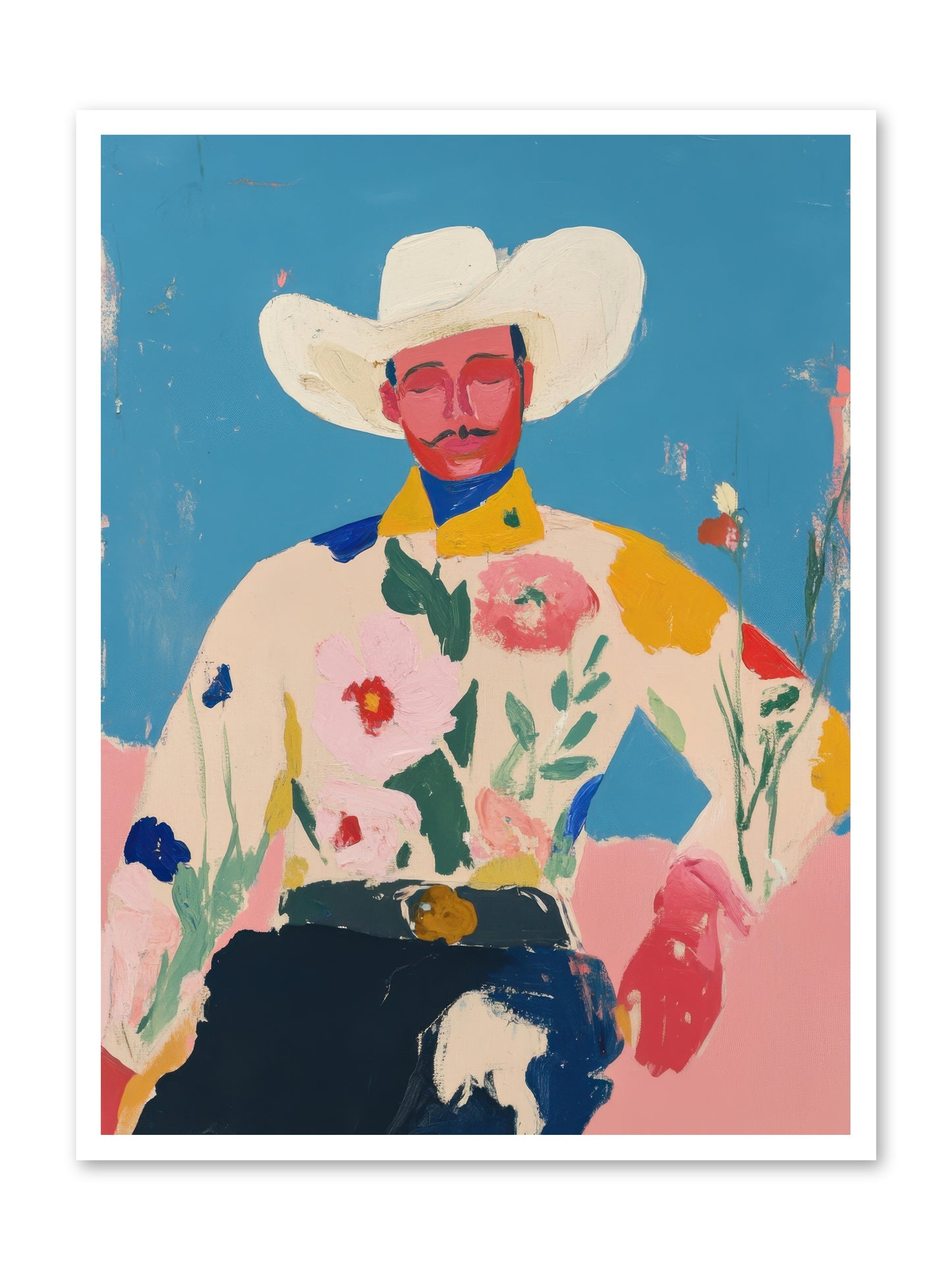 Painted Desert Tale -- Loose Canvas Print 30x40