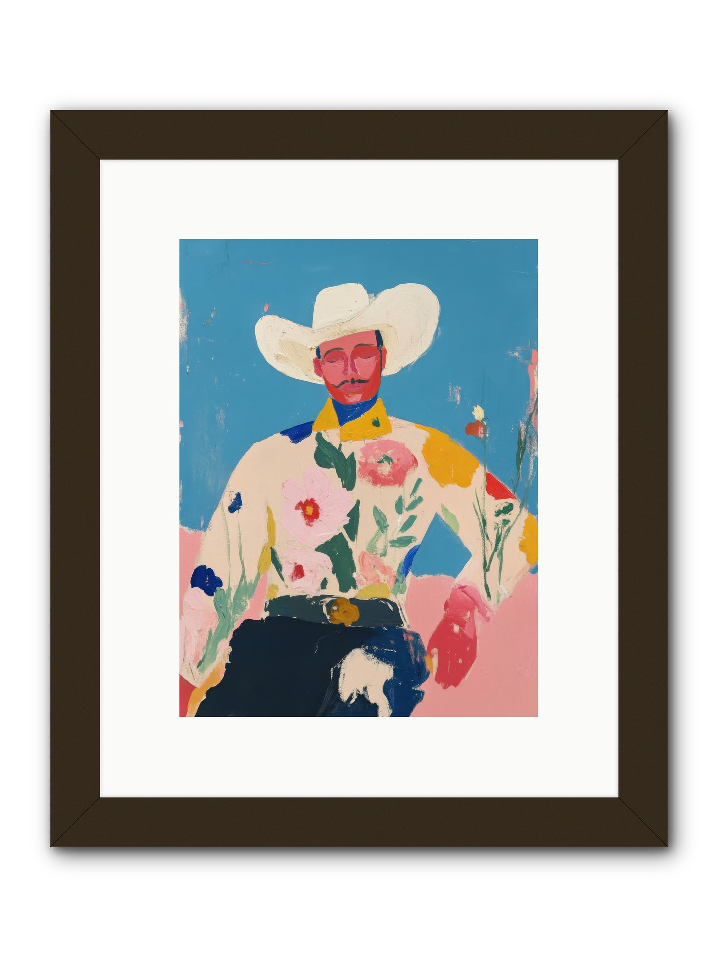 Painted Desert Tale -- Framed Print - Black 9x12
