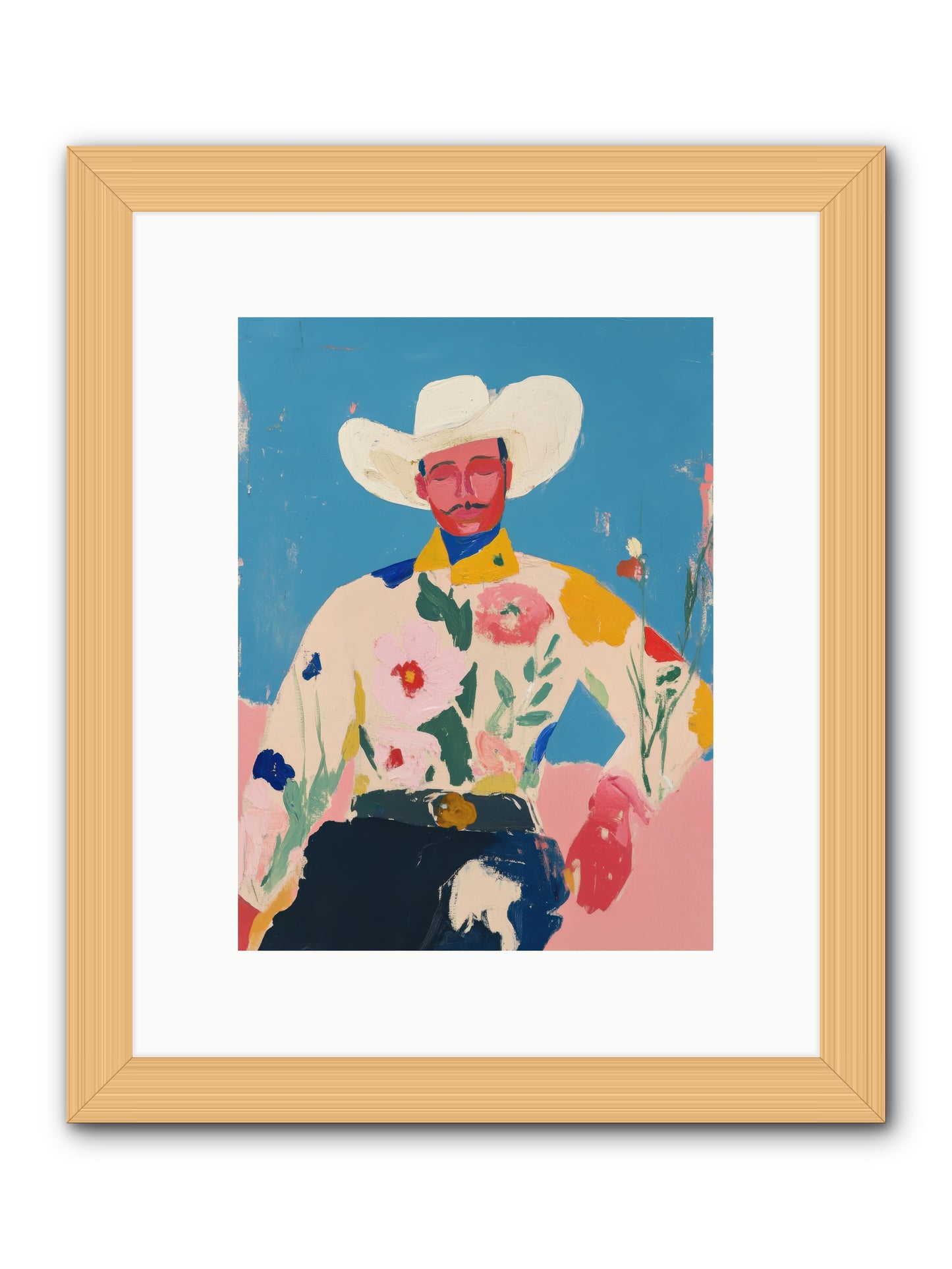 Painted Desert Tale -- Framed Print - Natural 9x12