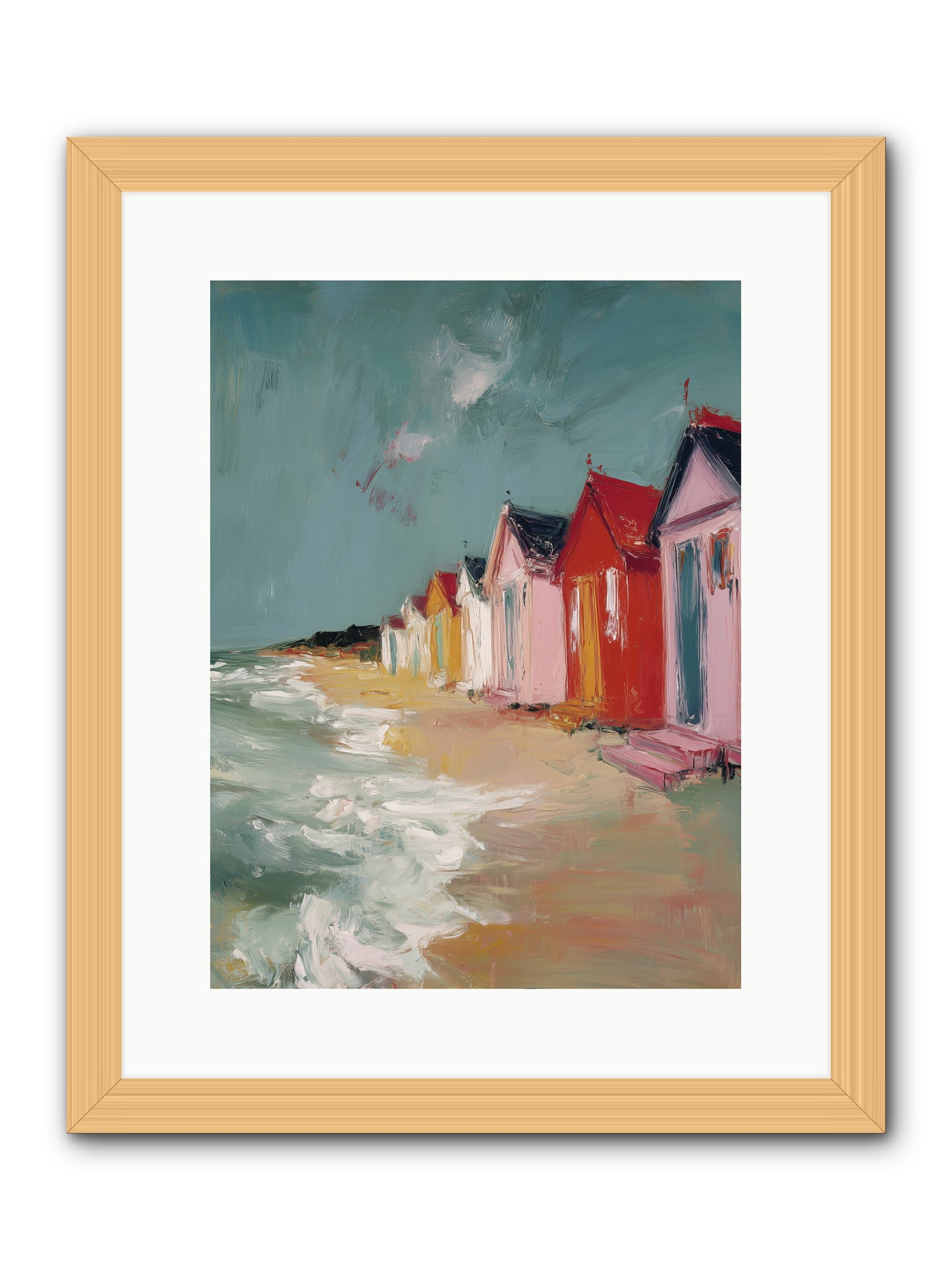 Painted Dreams  -- Framed Print - Natural 12x16