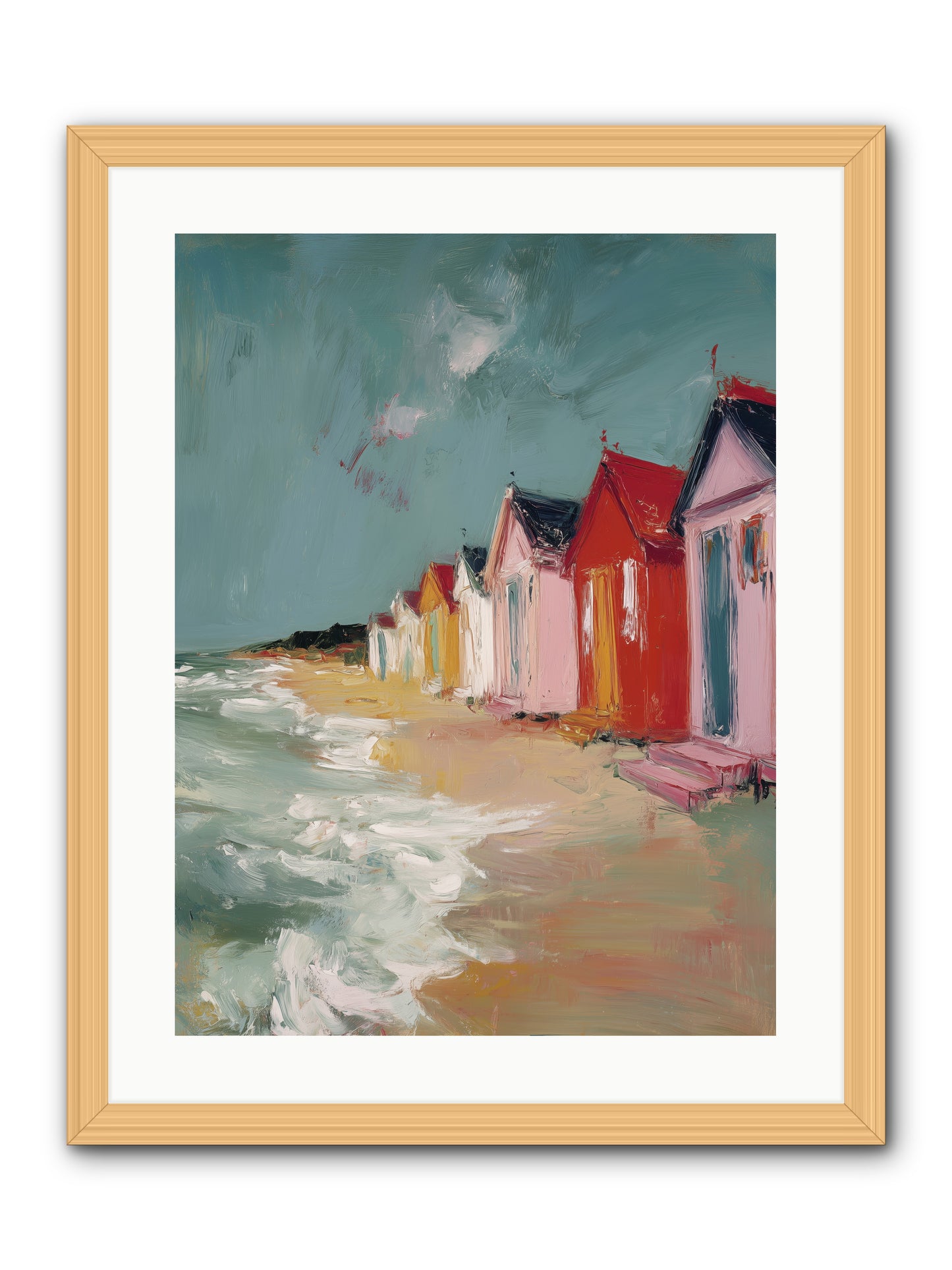 Painted Dreams  -- Framed Print - Natural 18x24