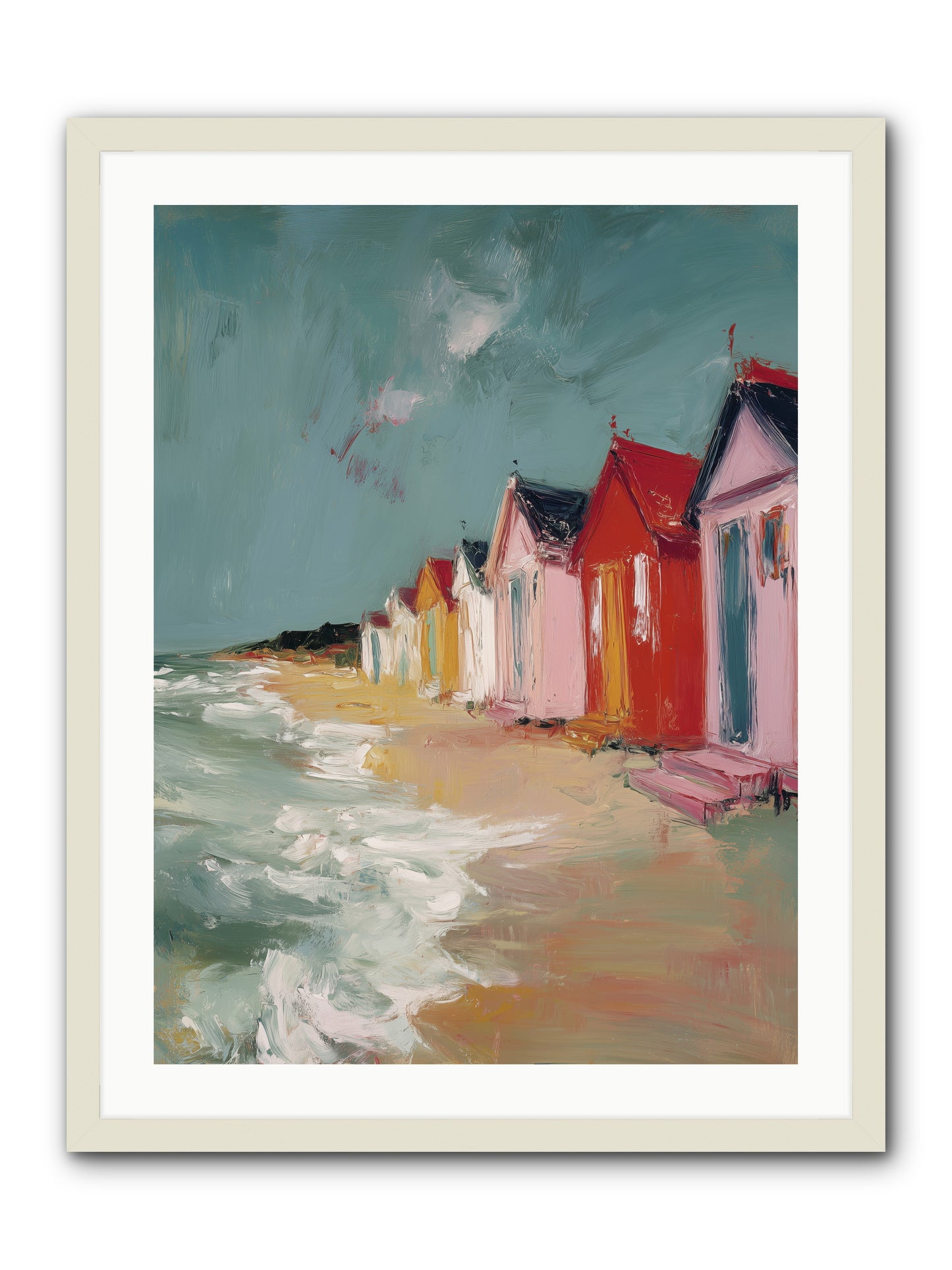 Painted Dreams  -- Framed Print - White 24x32
