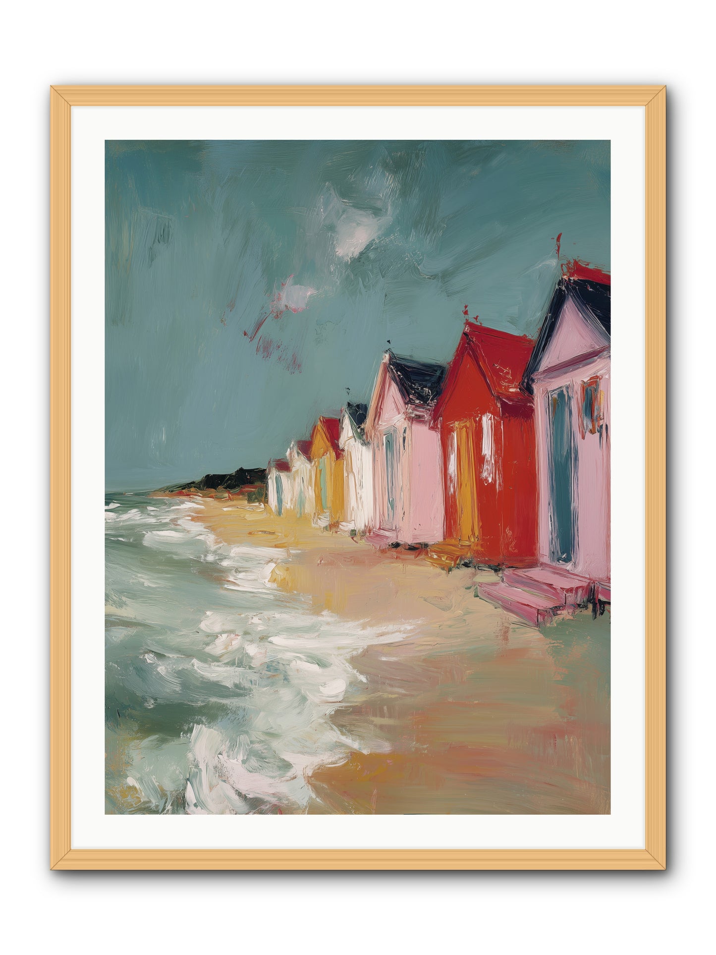 Painted Dreams  -- Framed Print - Natural 30x40
