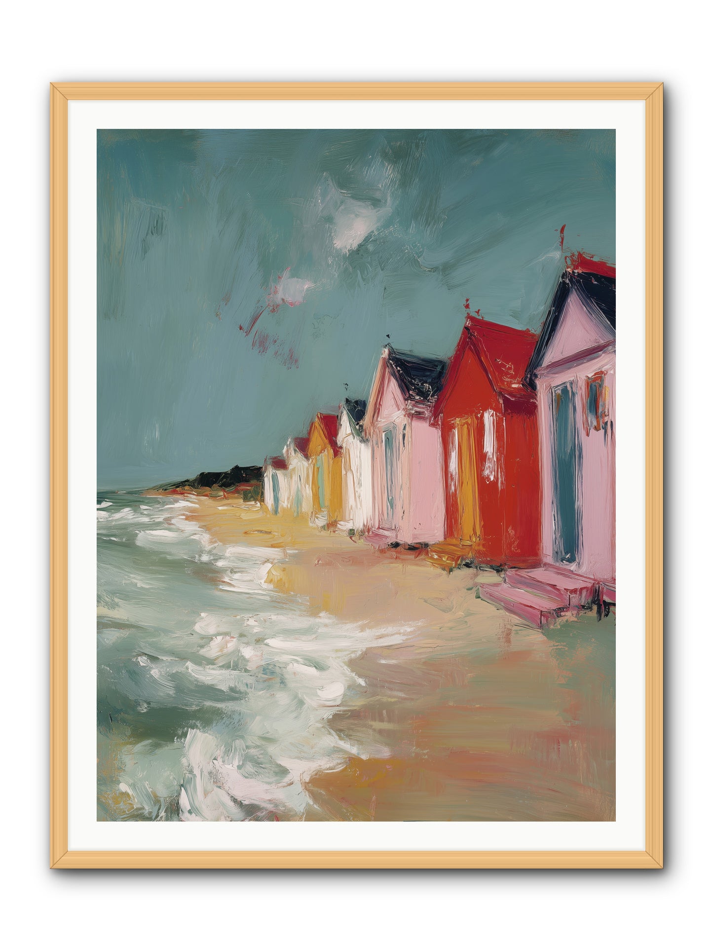 Painted Dreams  -- Framed Print - Natural 36x48