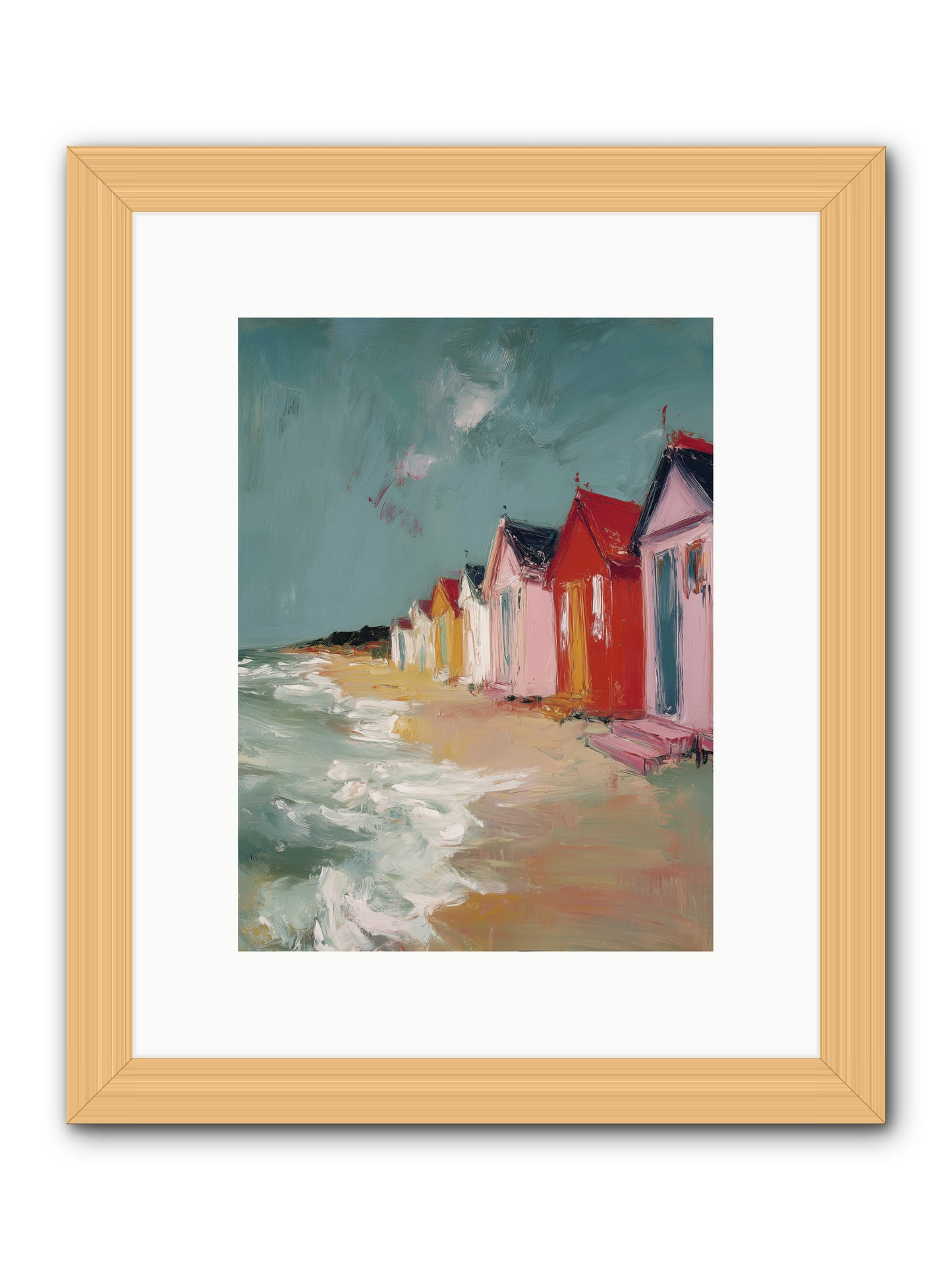 Painted Dreams  -- Framed Print - Natural 9x12