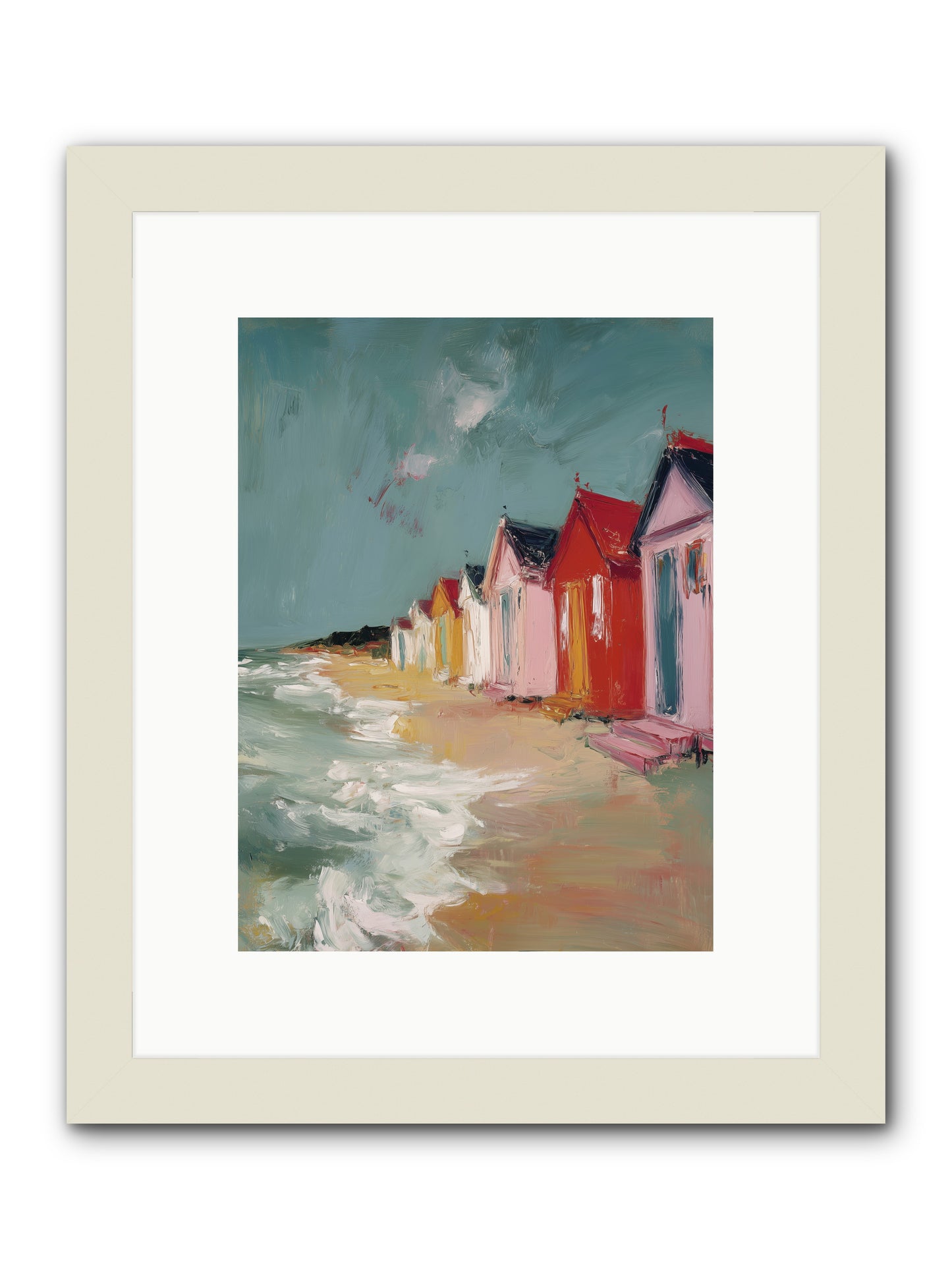Painted Dreams  -- Framed Print - White 9x12