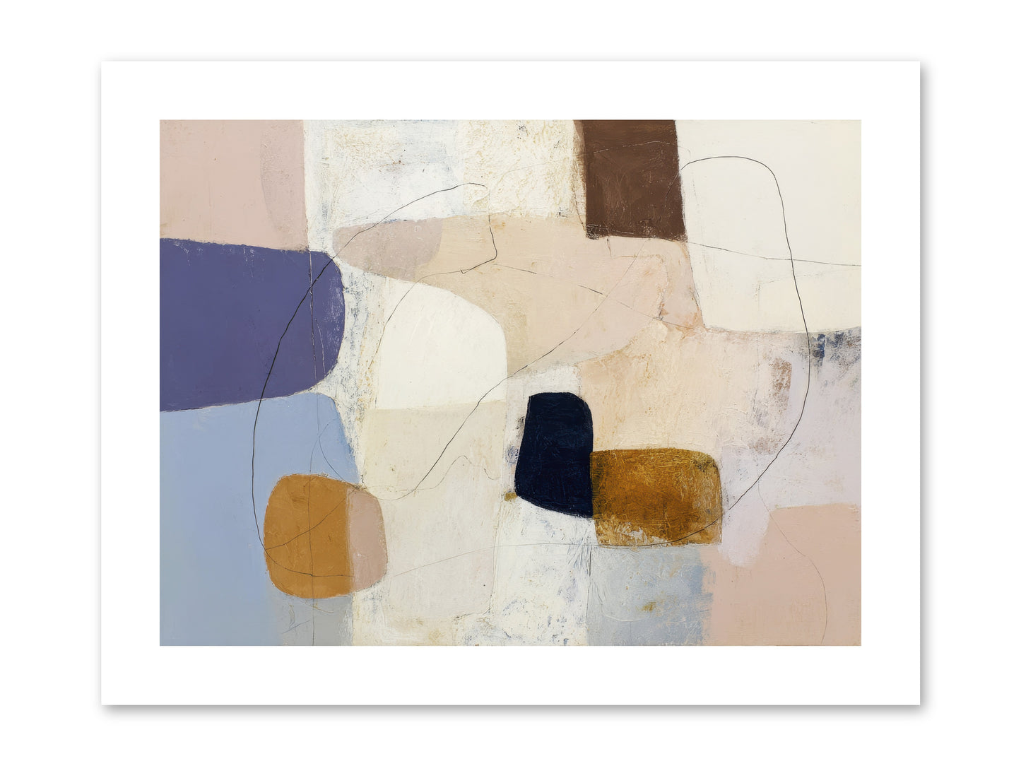Painted Silence -- Loose Canvas Print 12x9