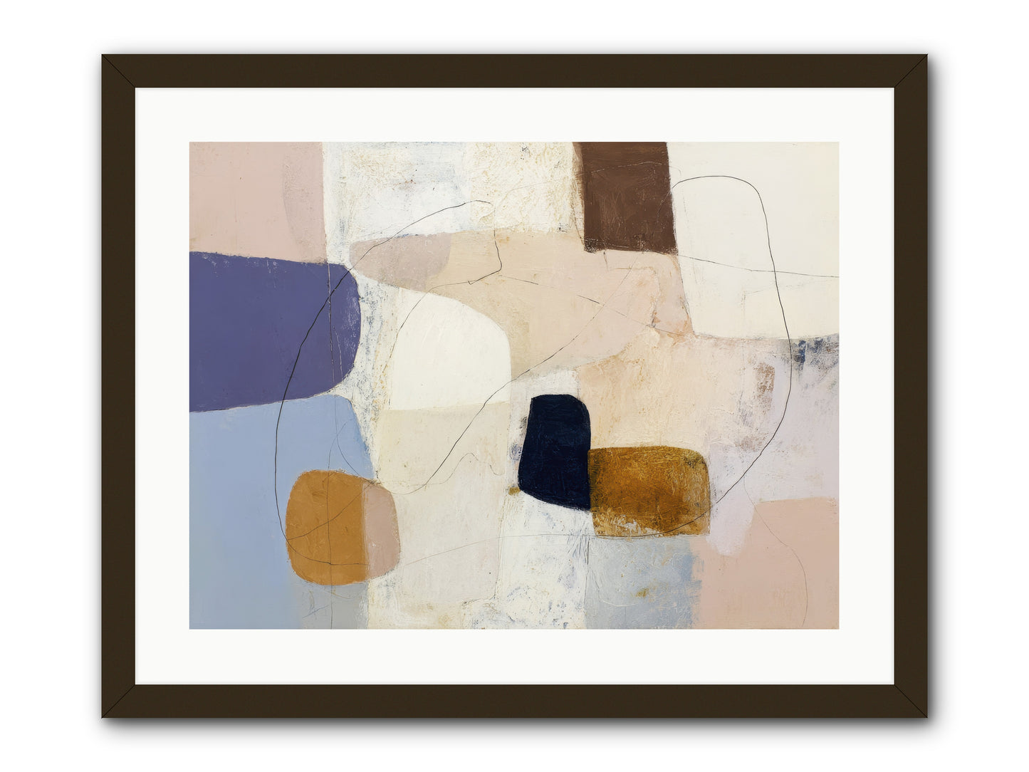 Painted Silence -- Framed Print - Black 24x18