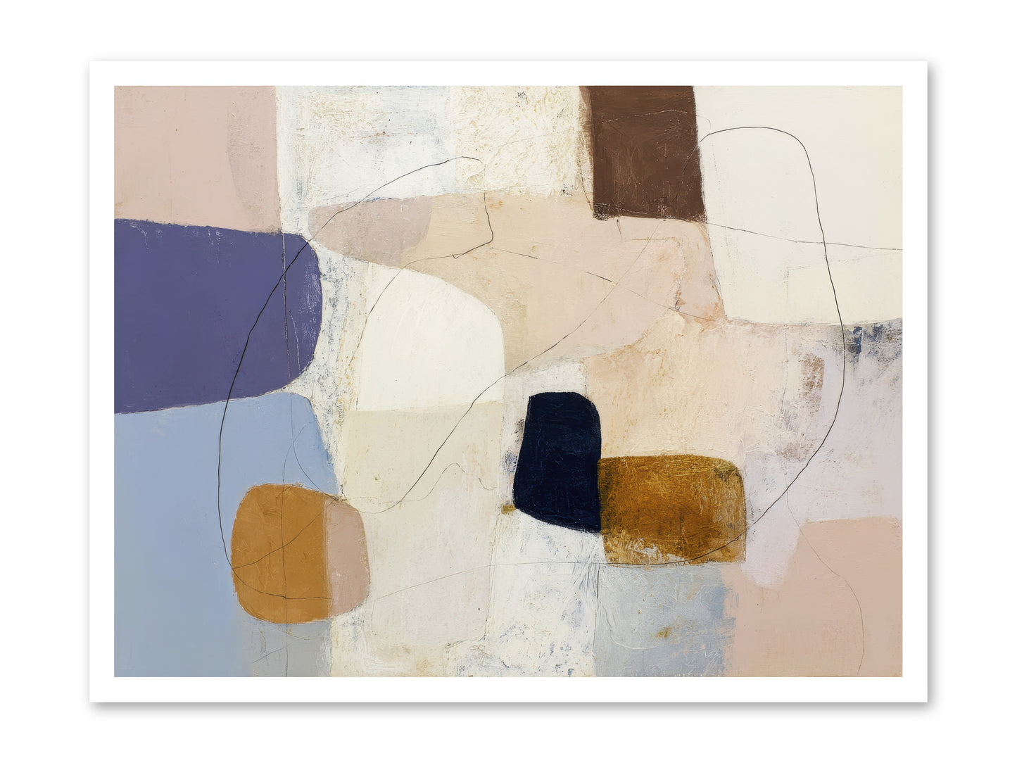 Painted Silence -- Loose Canvas Print 32x24