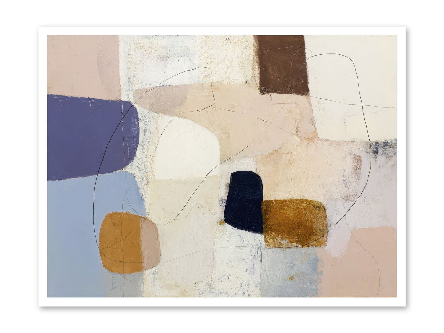 Painted Silence -- Loose Canvas Print 40x30