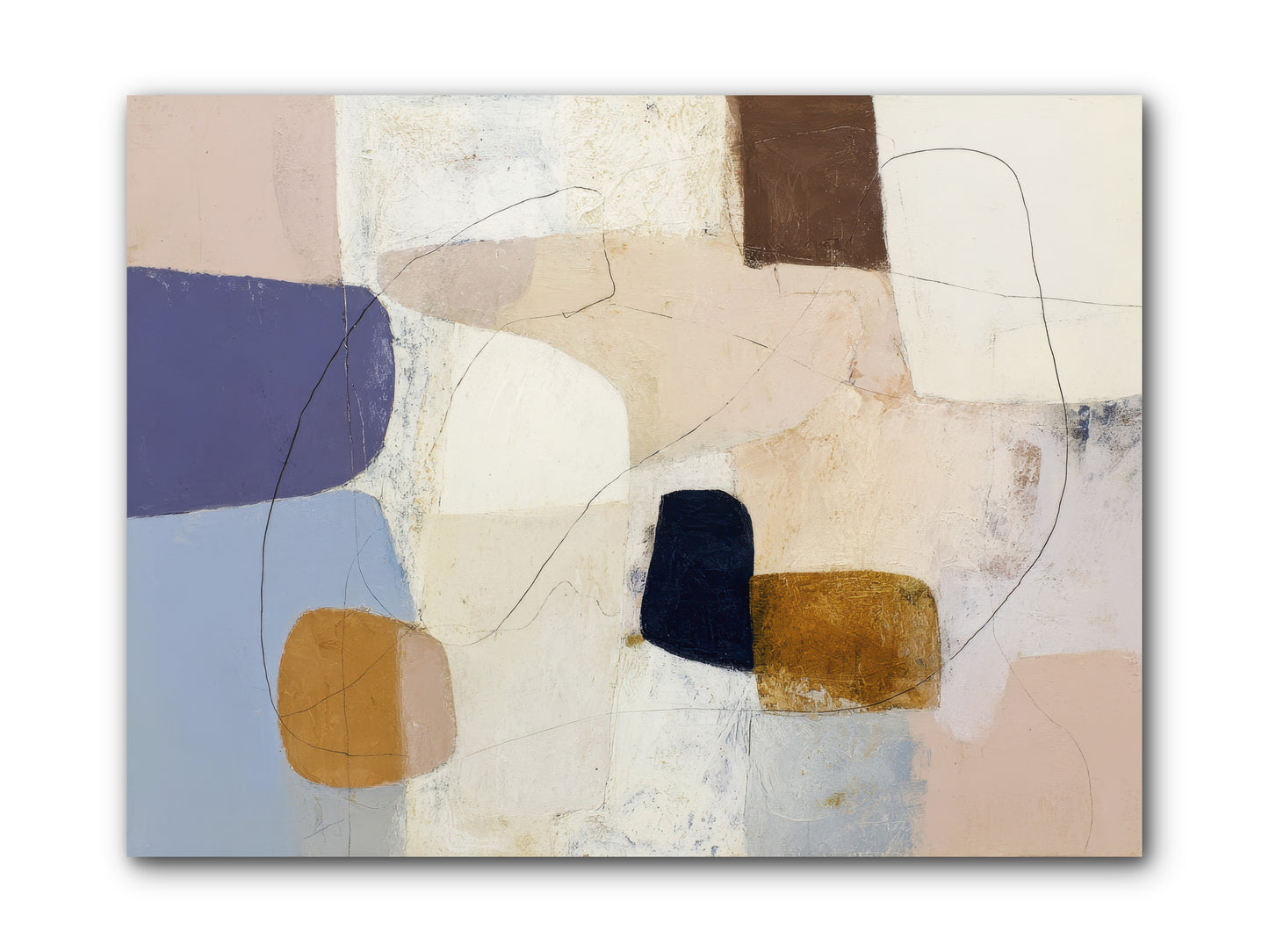 Painted Silence -- Wrapped Canvas 12x9