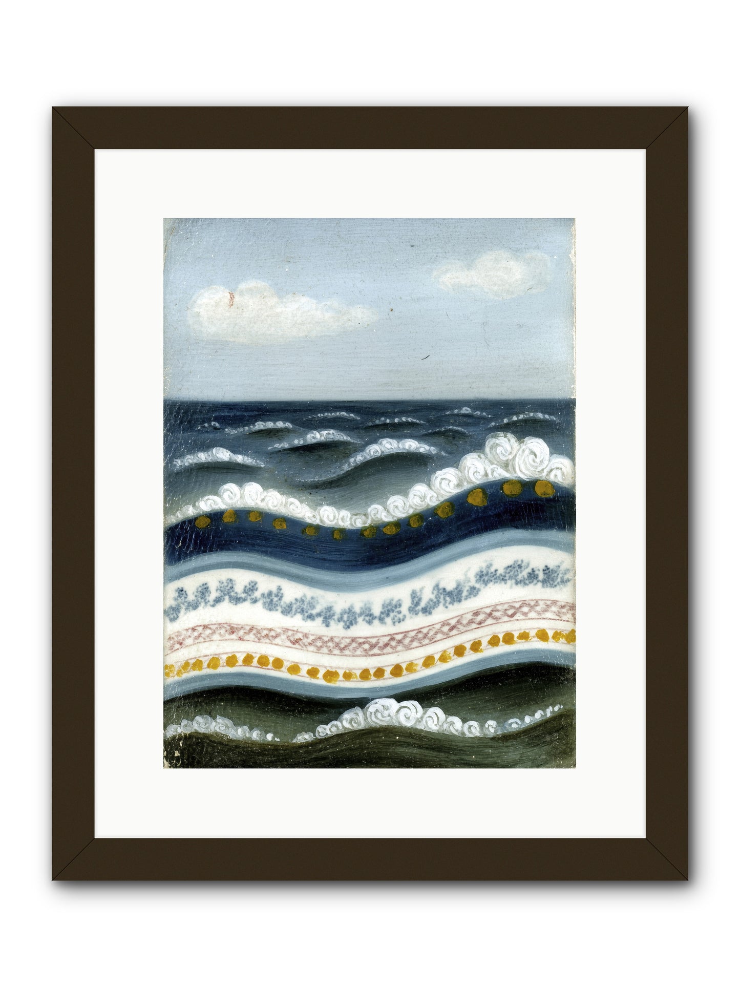 Painted Waters -- Framed Print - Black 12x16