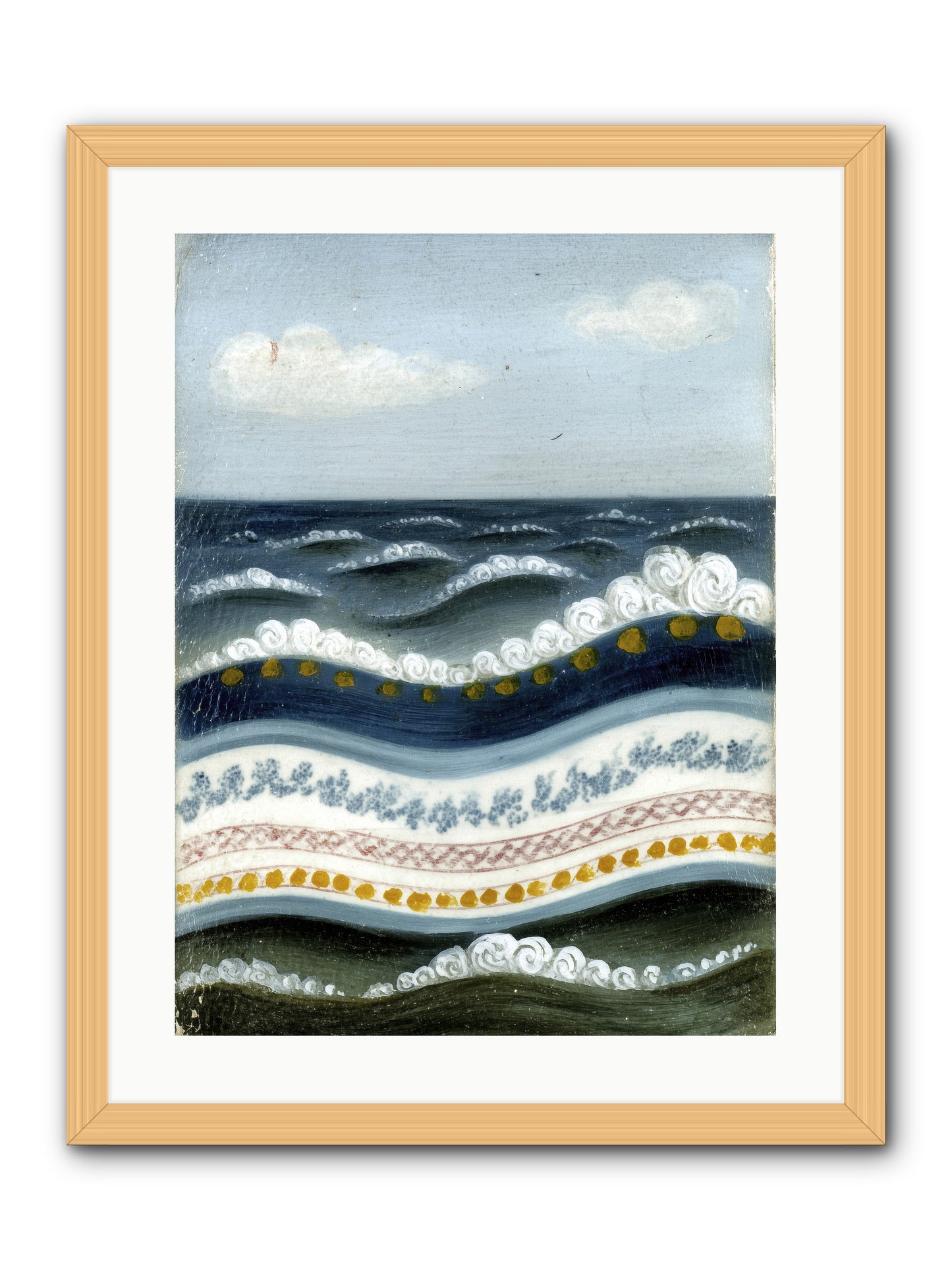 Painted Waters -- Framed Print - Natural 18x24