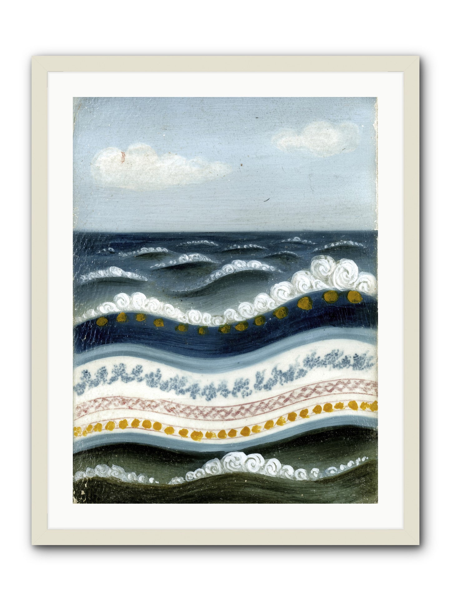 Painted Waters -- Framed Print - White 24x32