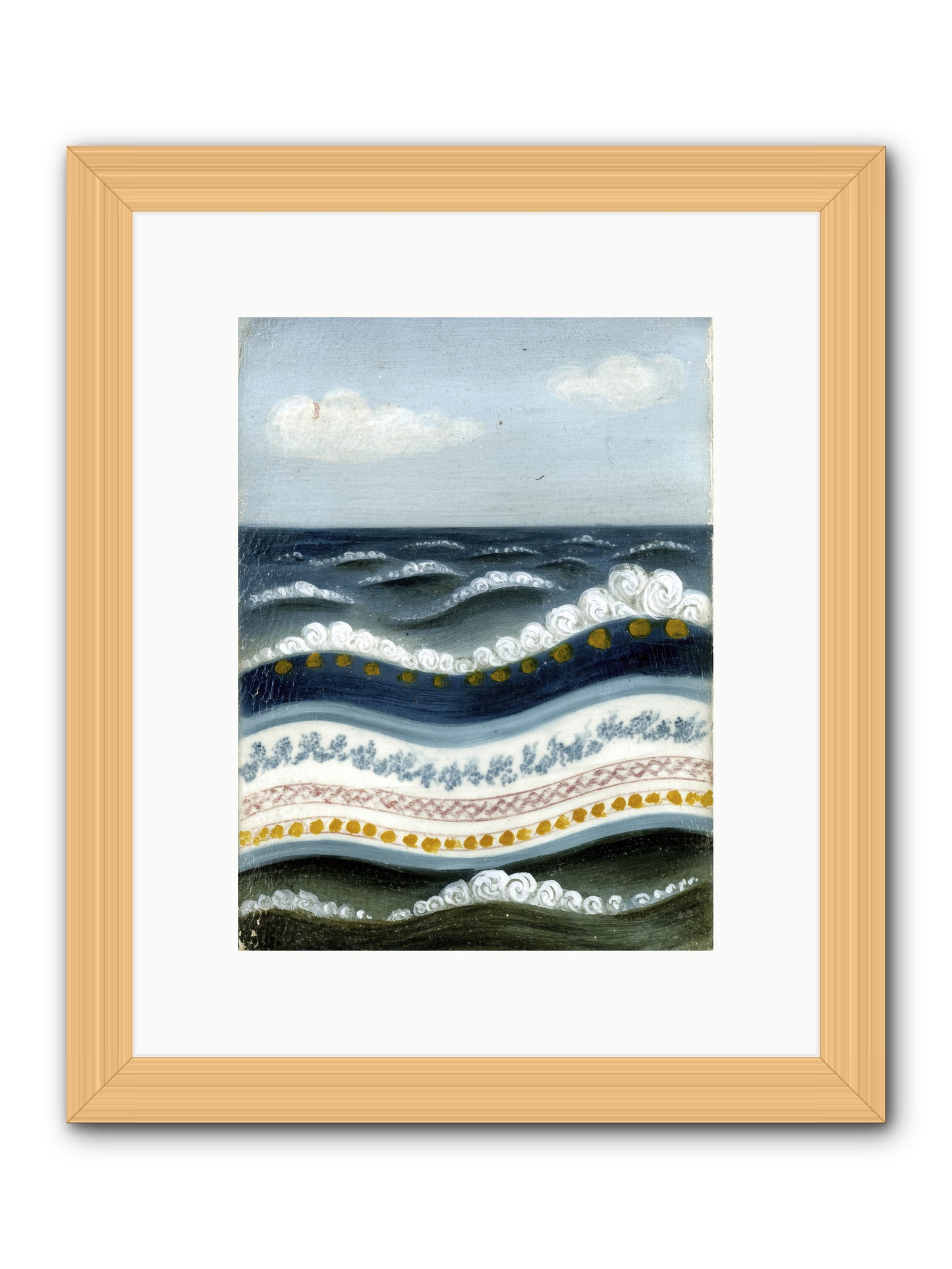 Painted Waters -- Framed Print - Natural 9x12
