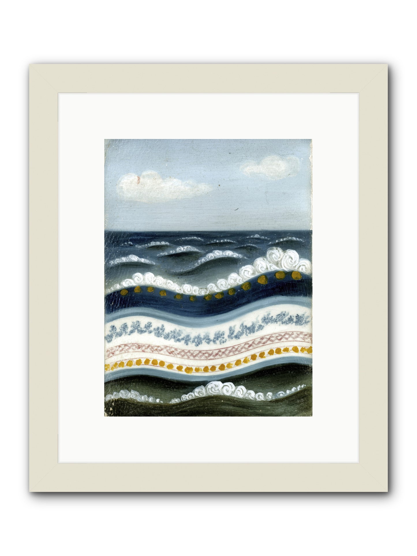 Painted Waters -- Framed Print - White 9x12