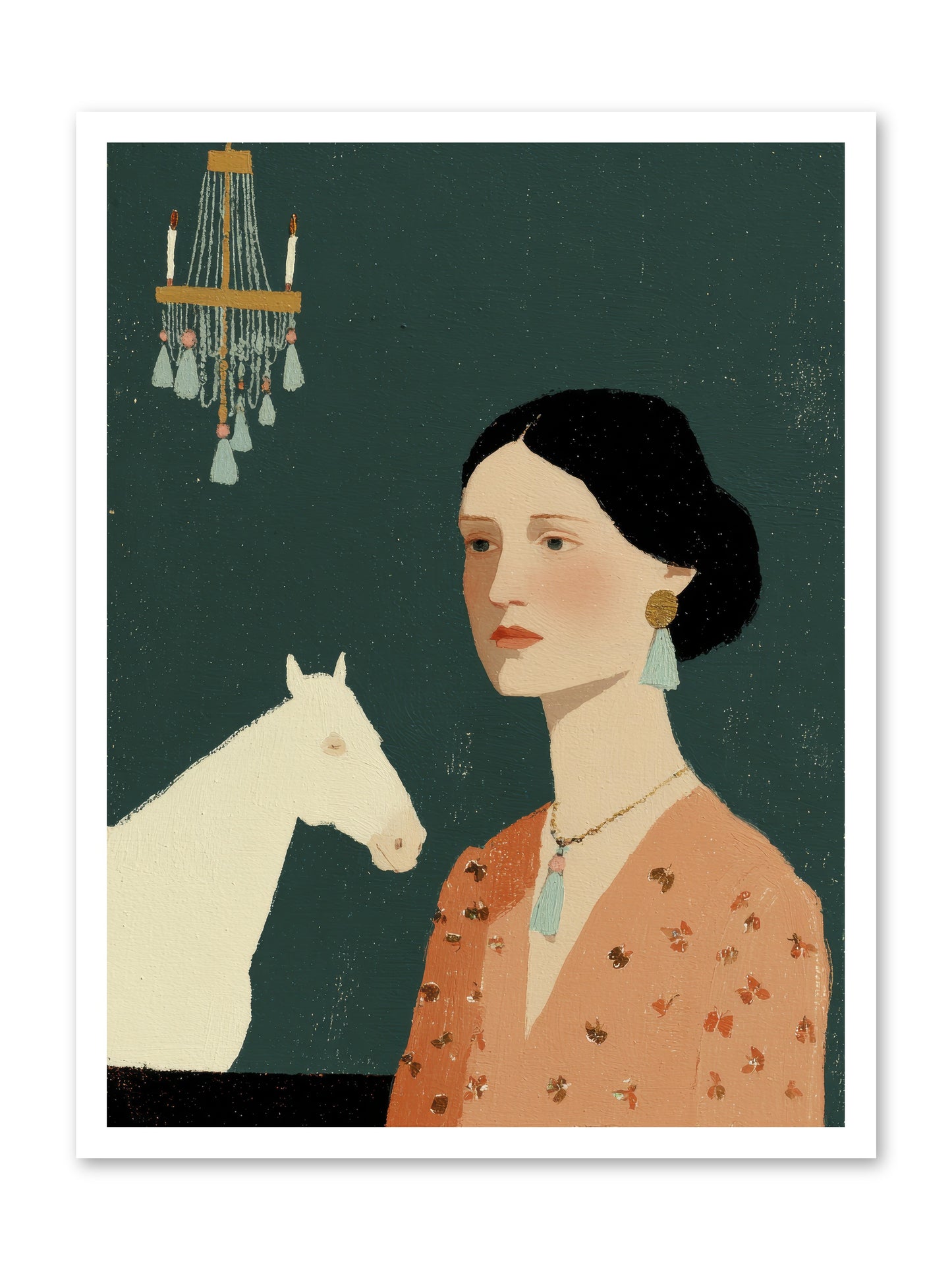 Pale Companions -- Loose Canvas Print 24x32