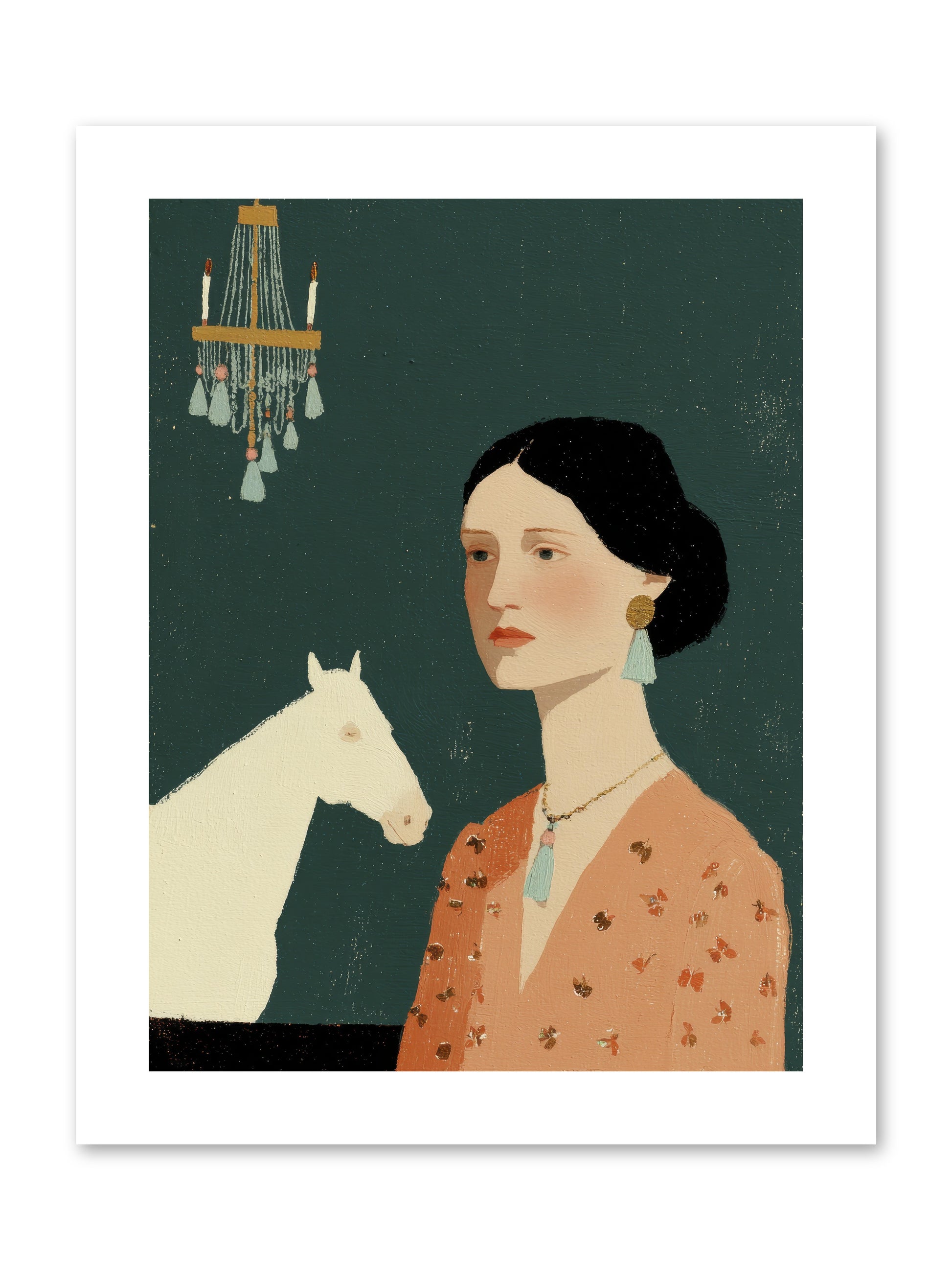 Pale Companions -- Paper Print 9x12