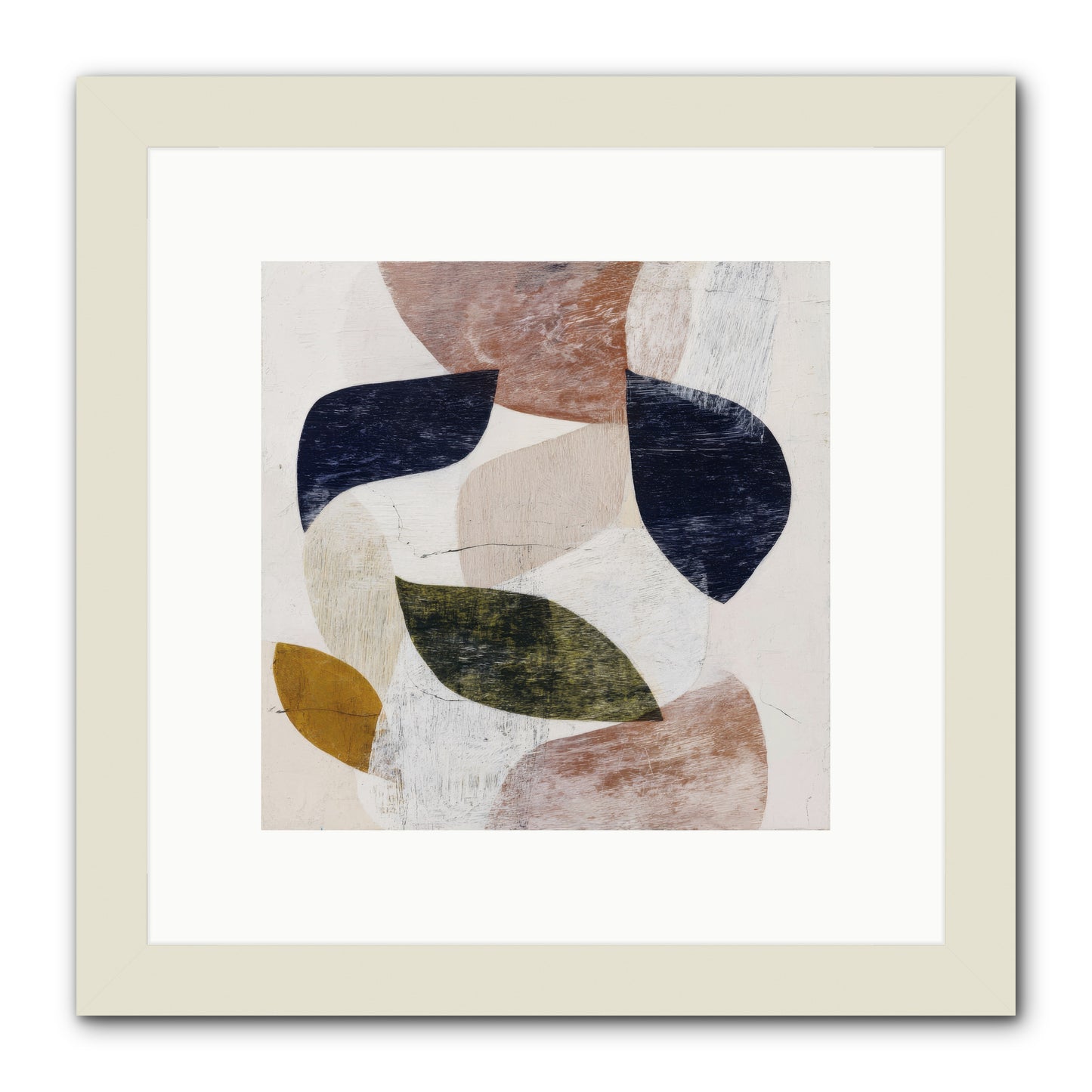 Pale Garnet -- Framed Print - White 10x10