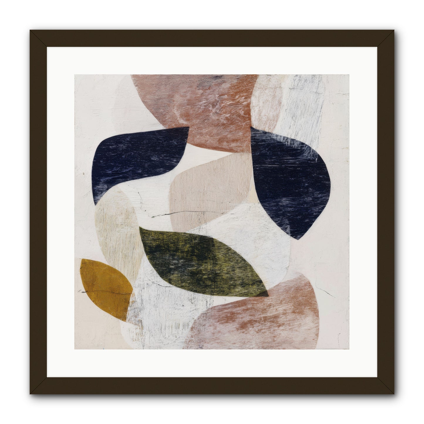 Pale Garnet -- Framed Print - Black 20x20