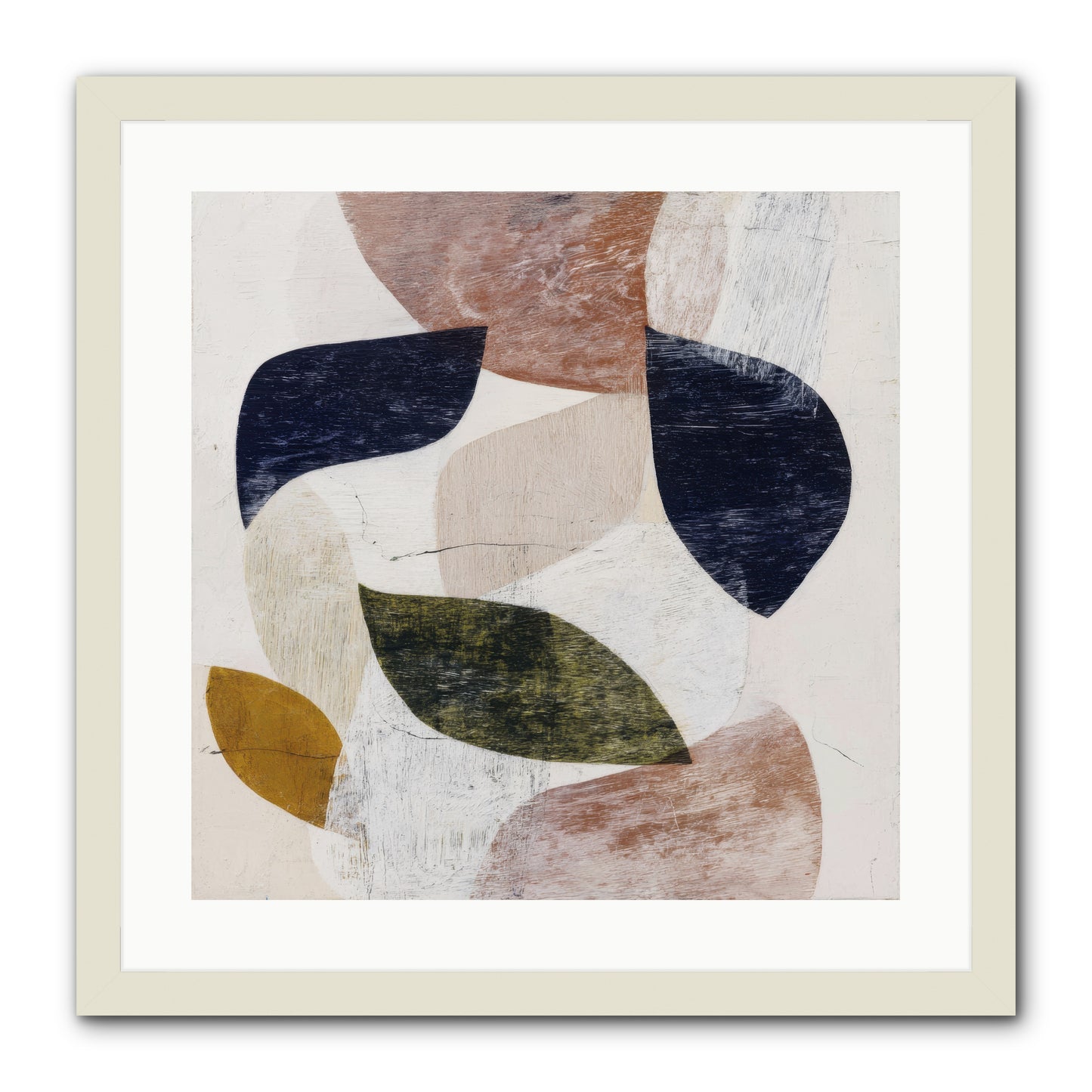 Pale Garnet -- Framed Print - White 20x20