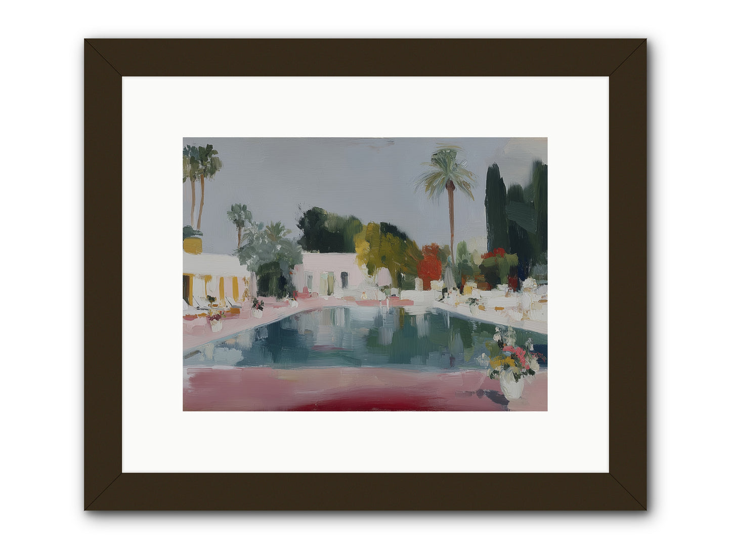 Panoramic Paradise -- Framed Print - Black 12x9