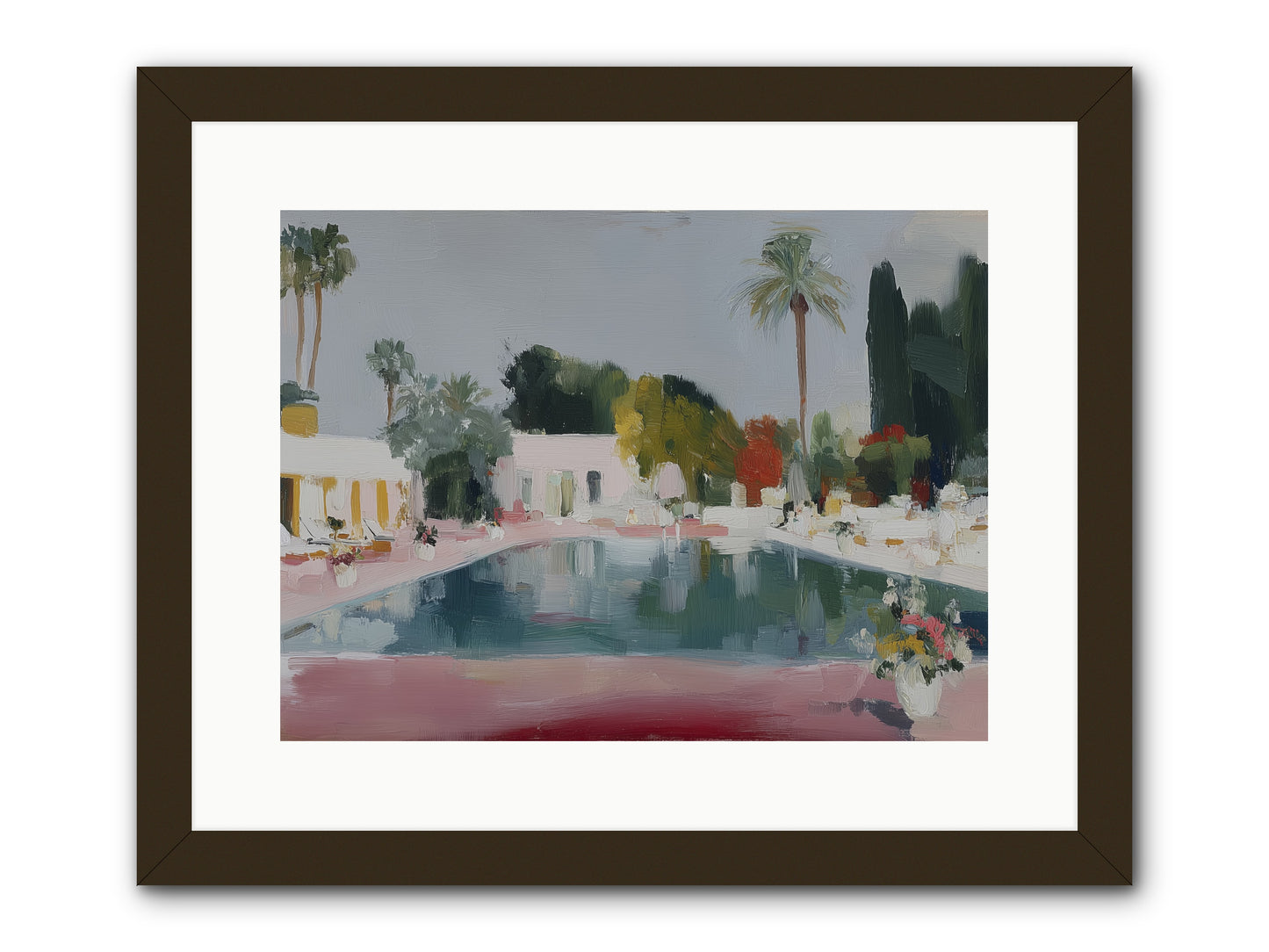 Panoramic Paradise -- Framed Print - Black 16x12
