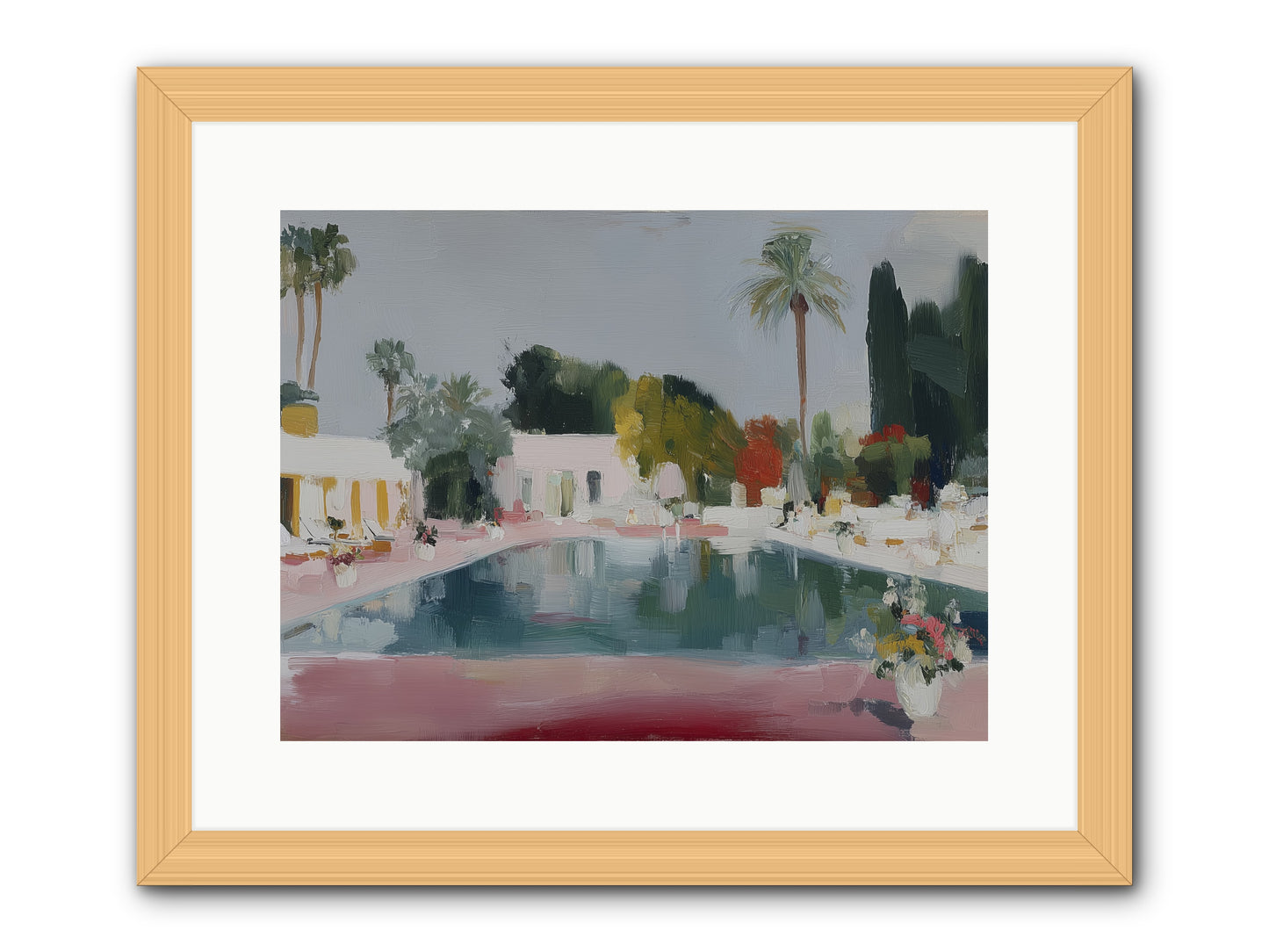 Panoramic Paradise -- Framed Print - Natural 16x12