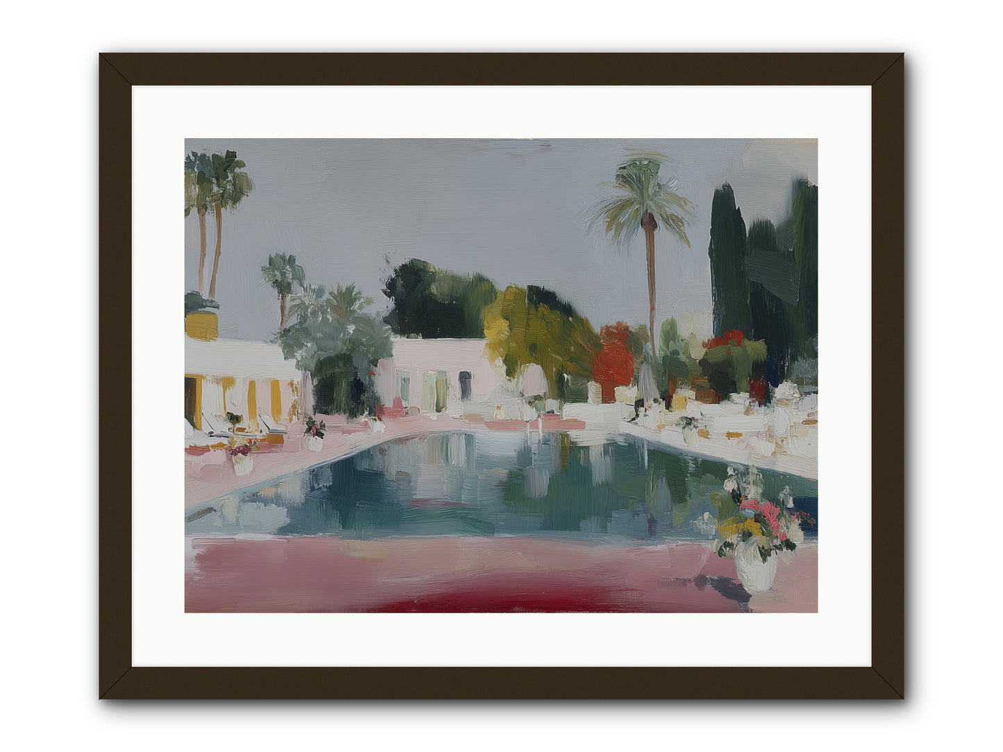 Panoramic Paradise -- Framed Print - Black 24x18