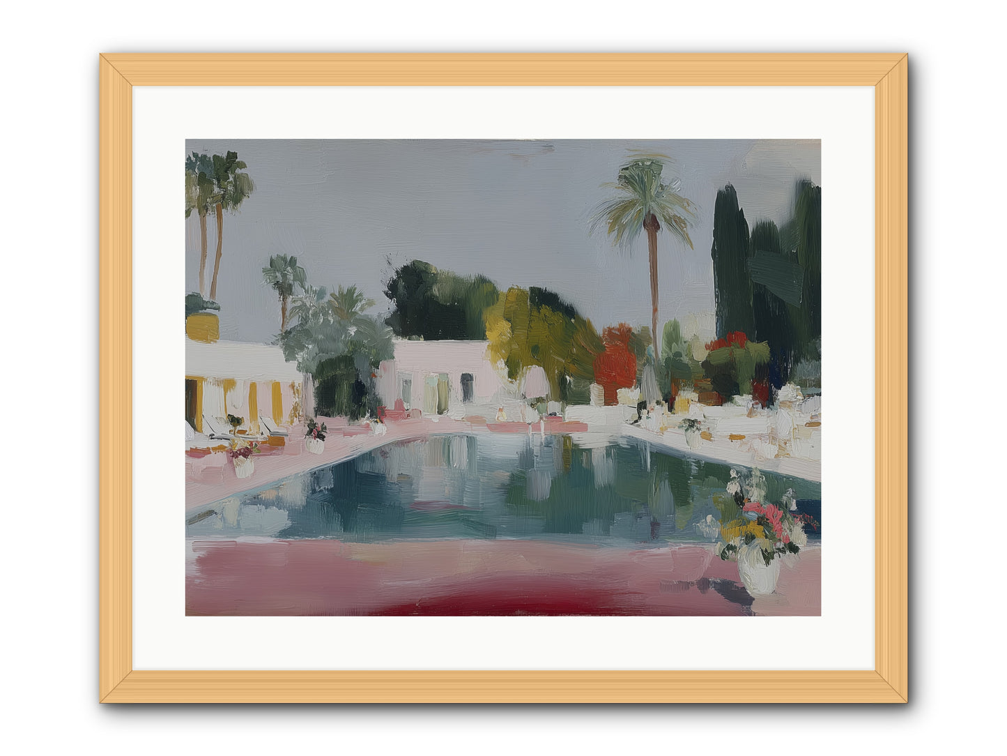 Panoramic Paradise -- Framed Print - Natural 24x18