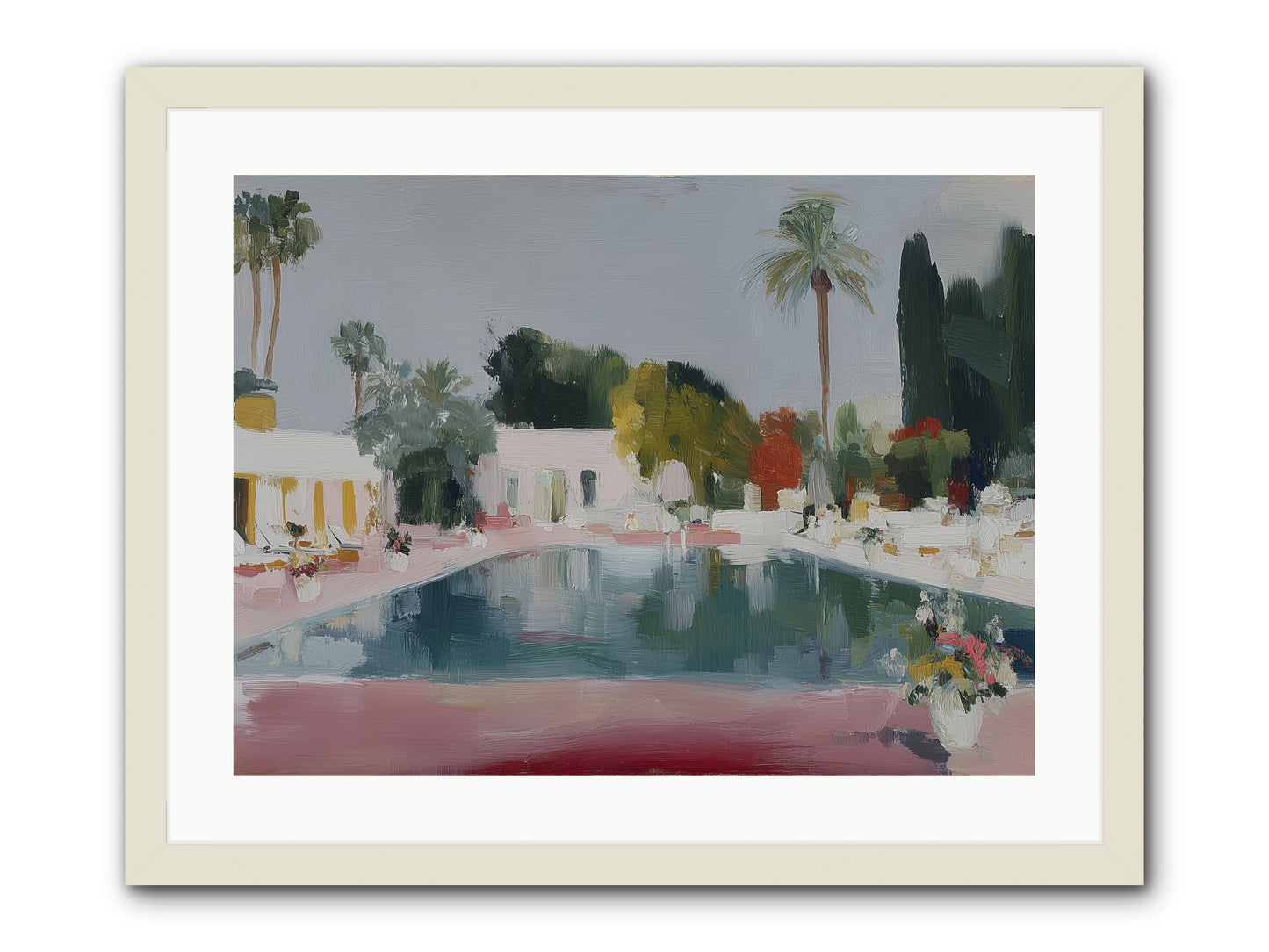 Panoramic Paradise -- Framed Print - White 24x18