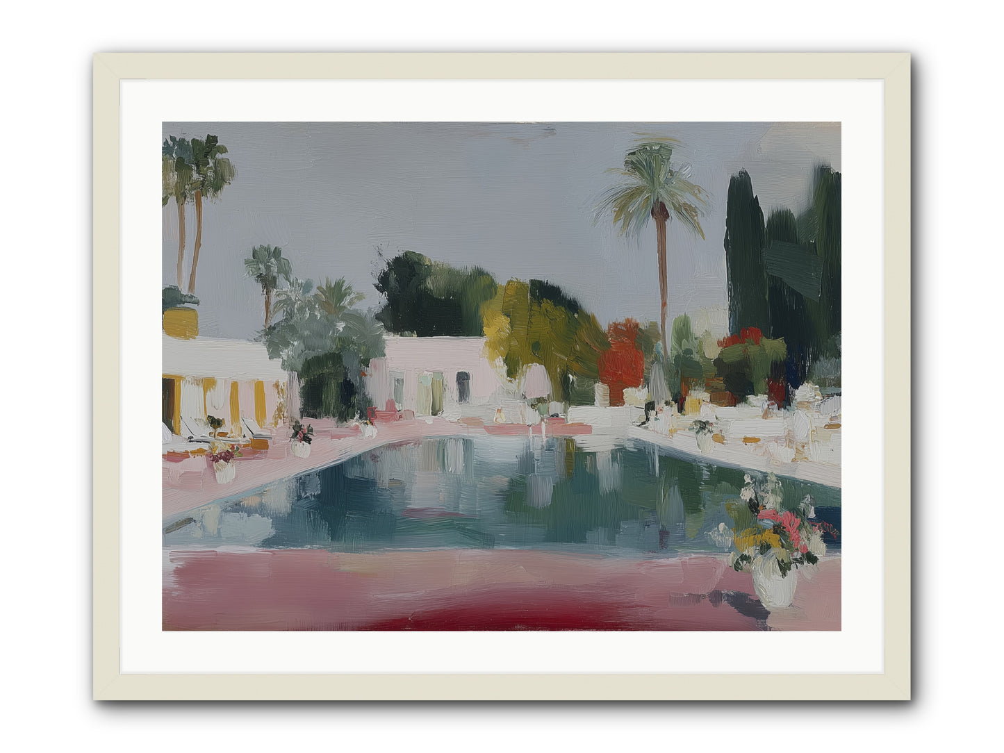 Panoramic Paradise -- Framed Print - White 32x24