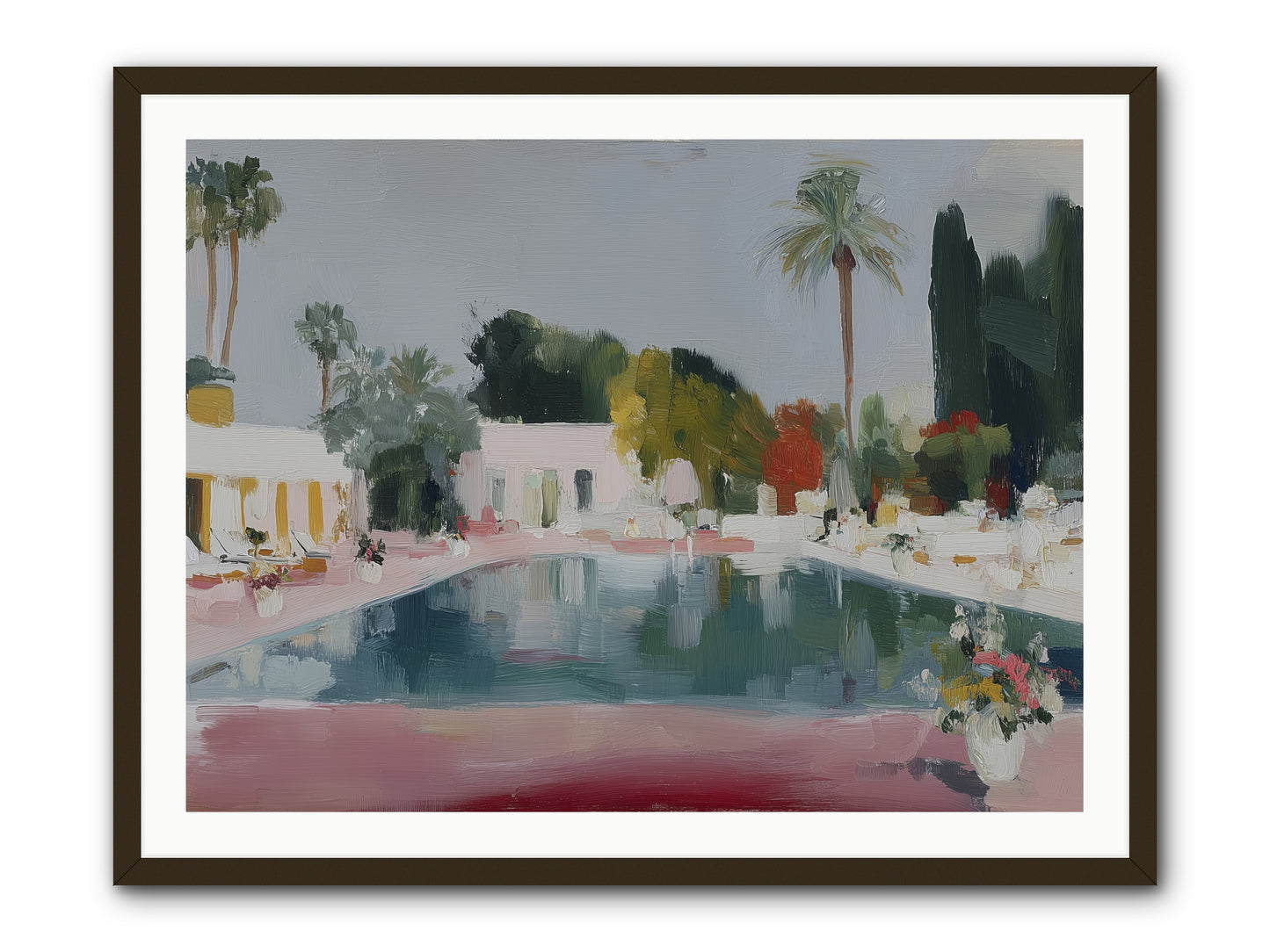 Panoramic Paradise -- Framed Print - Black 40x30